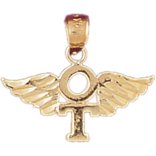 OT Medical Sign Charm Pendant 14k Gold (0.9 Grams)