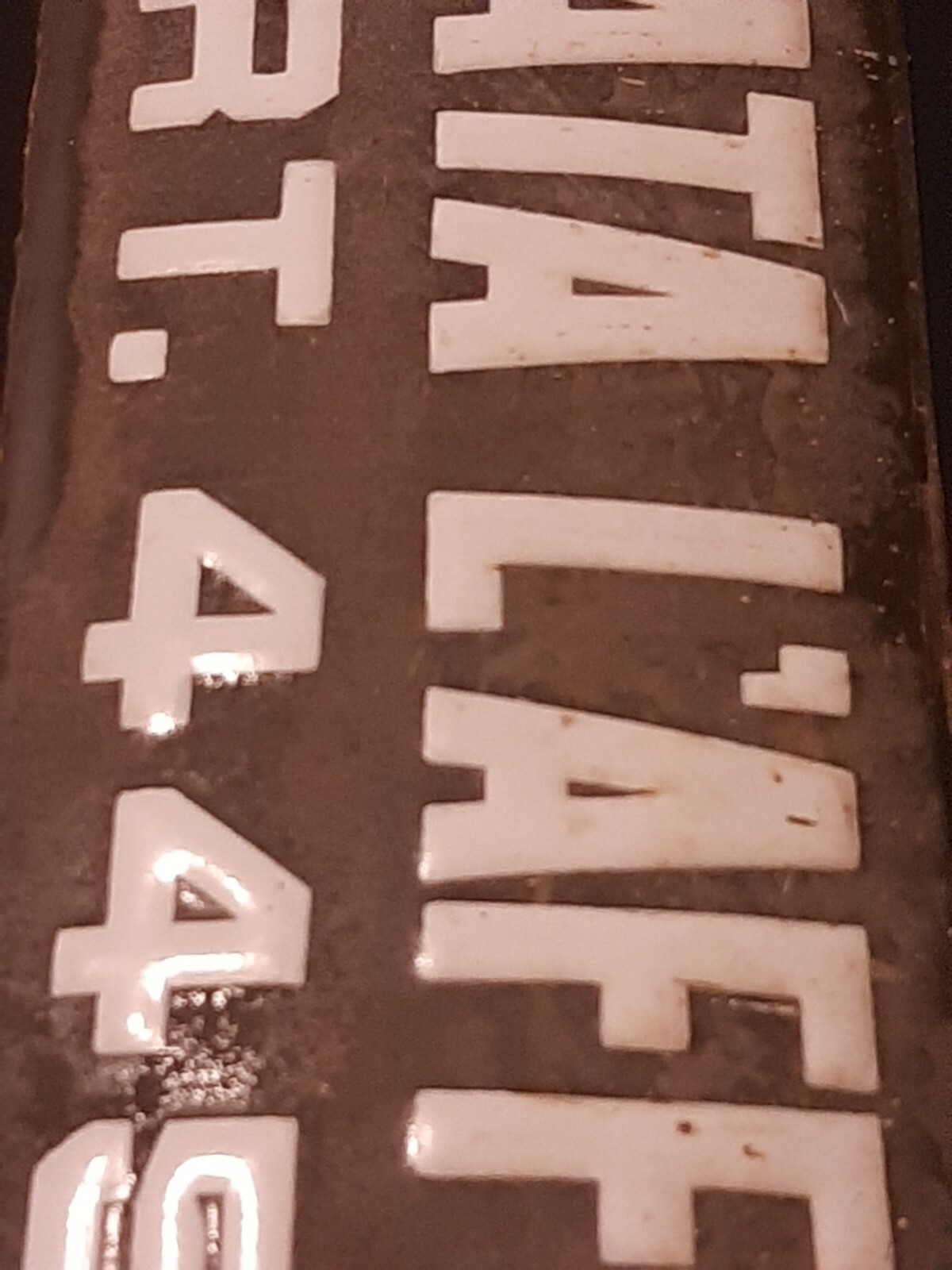 👉INSEGNA SMALTATA VINTAGE ☆ VIETATA L’AFFISSIONE Art.445 C.P. OLD PLAQUE SIGN✔
