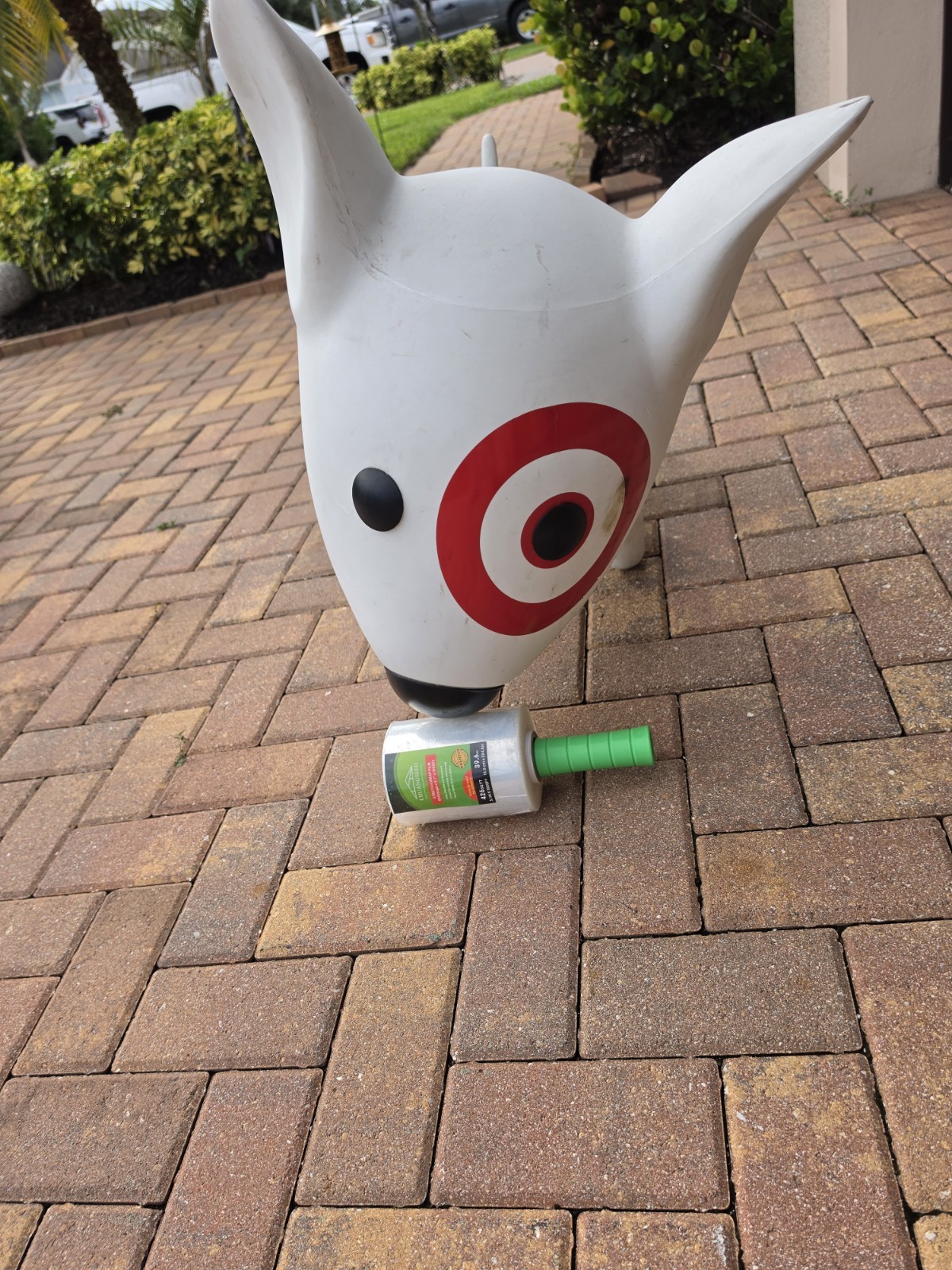 Bullseye Target Dog Mascot Giant Statue Store Display Mannequin Collectible READ