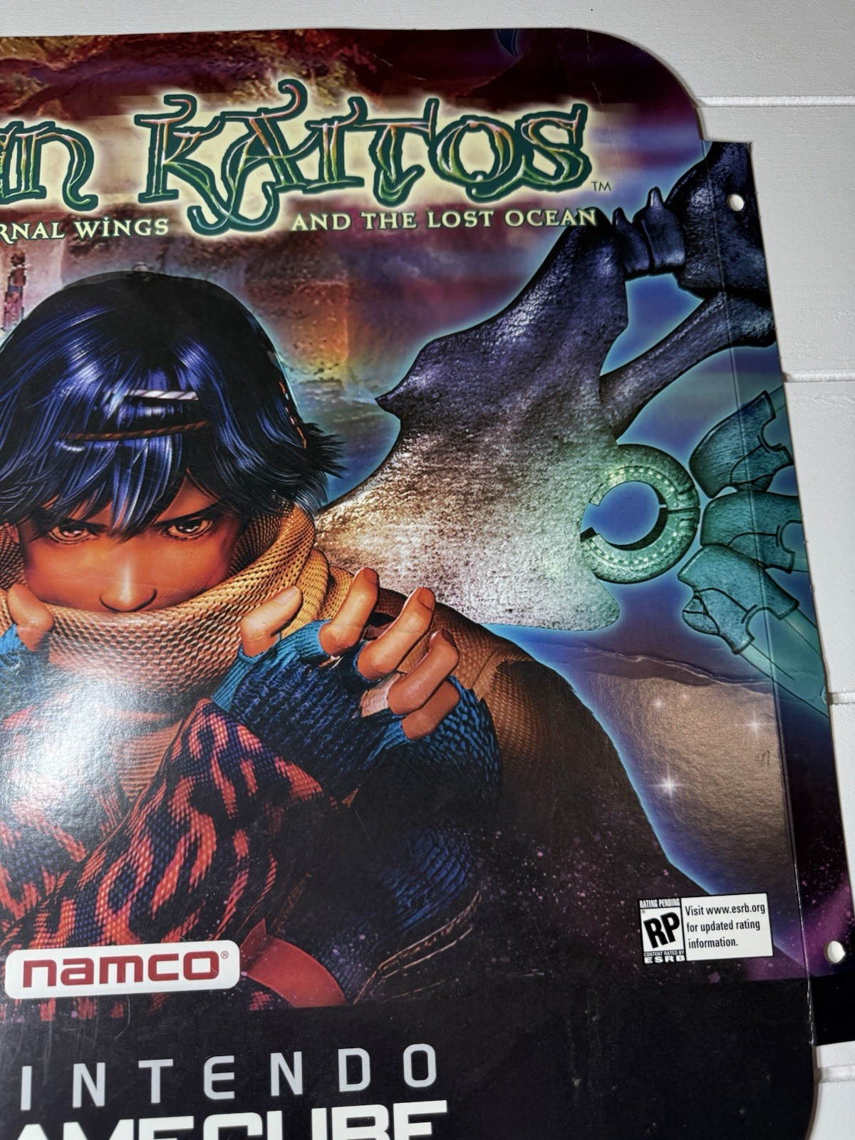 Baten Kaitos Store Nintendo GameCube Display 2003 Vintage 16×16