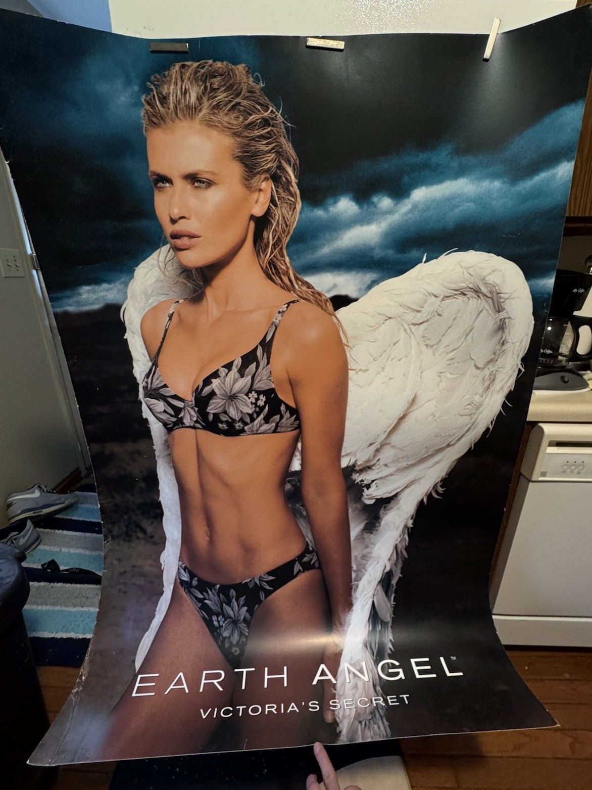 Rare VTG Victoria’s Secret Earth Angel Thick Retail Store Display Poster