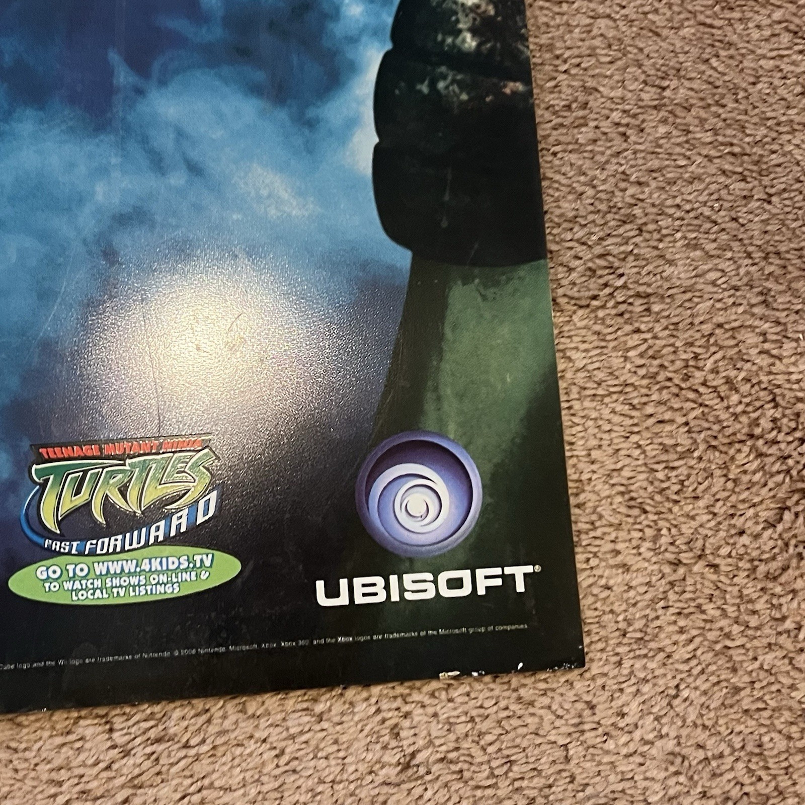 TMNT The Video Game Store Display Poster 30″ X 36″ Teenage Mutant Ninja Turtles