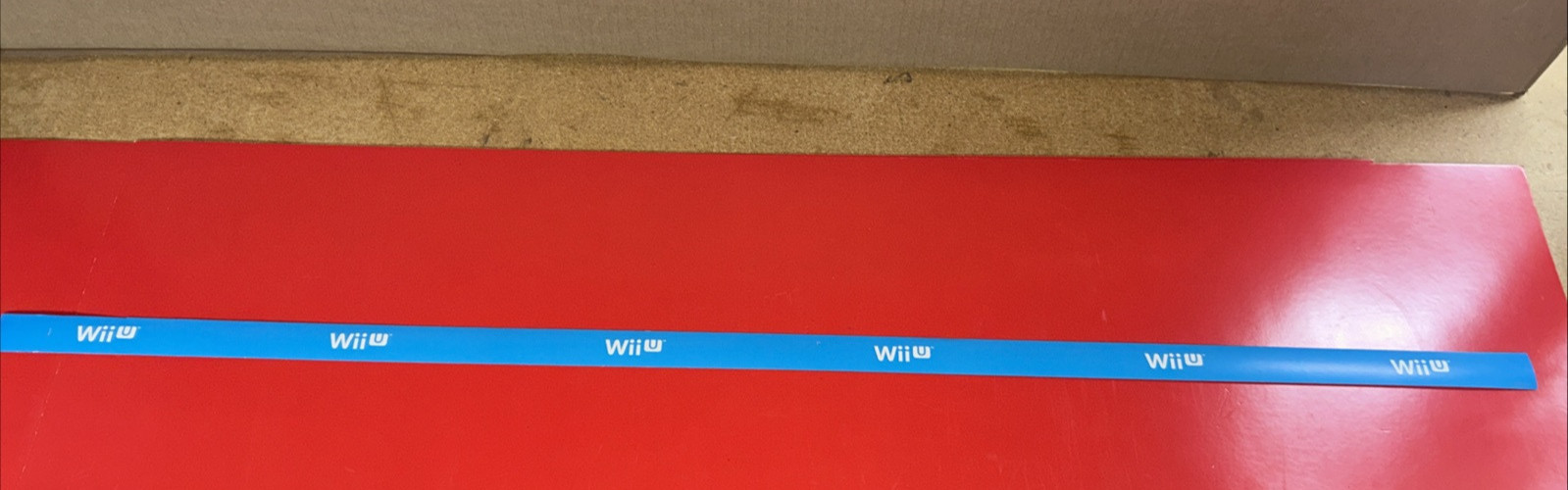 TOYS R US Wii U SHELF SIGN 47 1/2″ X 1 1/4
