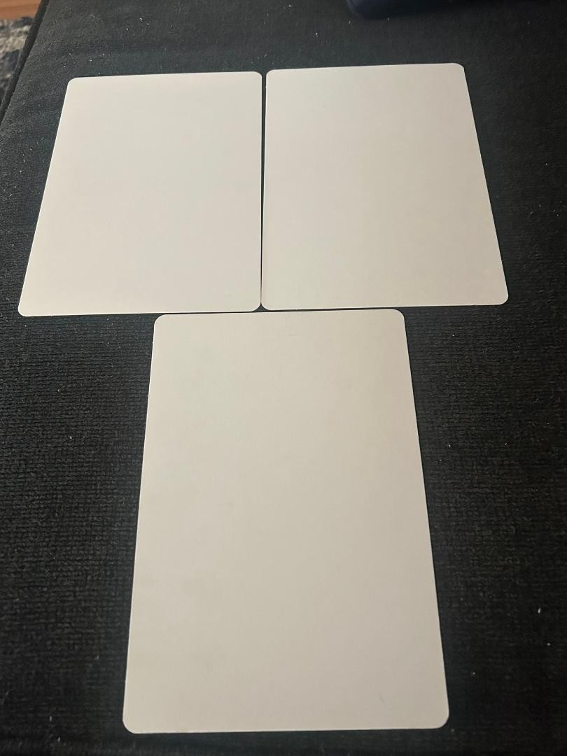 Lot of 3 Sparkle Blockbuster Movie Display Backer Cards Whitney Houston