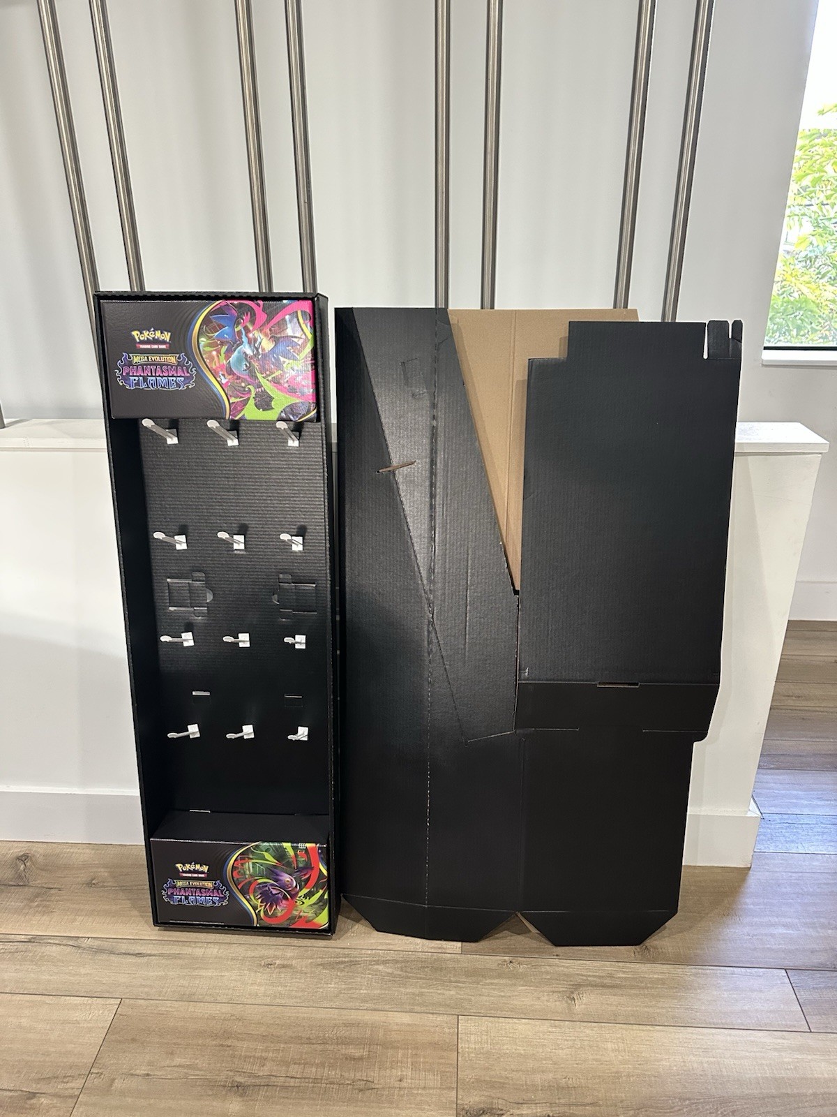Pokemon Mega Evolution, Phantasmal Flames, Chaos Rising Retail Display w/Base