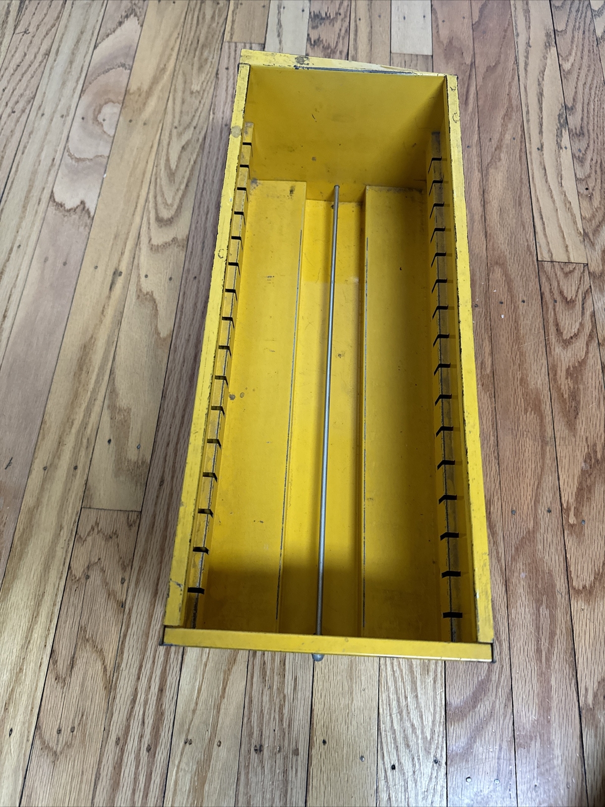 Vtg 70s Kodak Photo Film Print Metal Countertop Display Bin Drawer Sign Storage