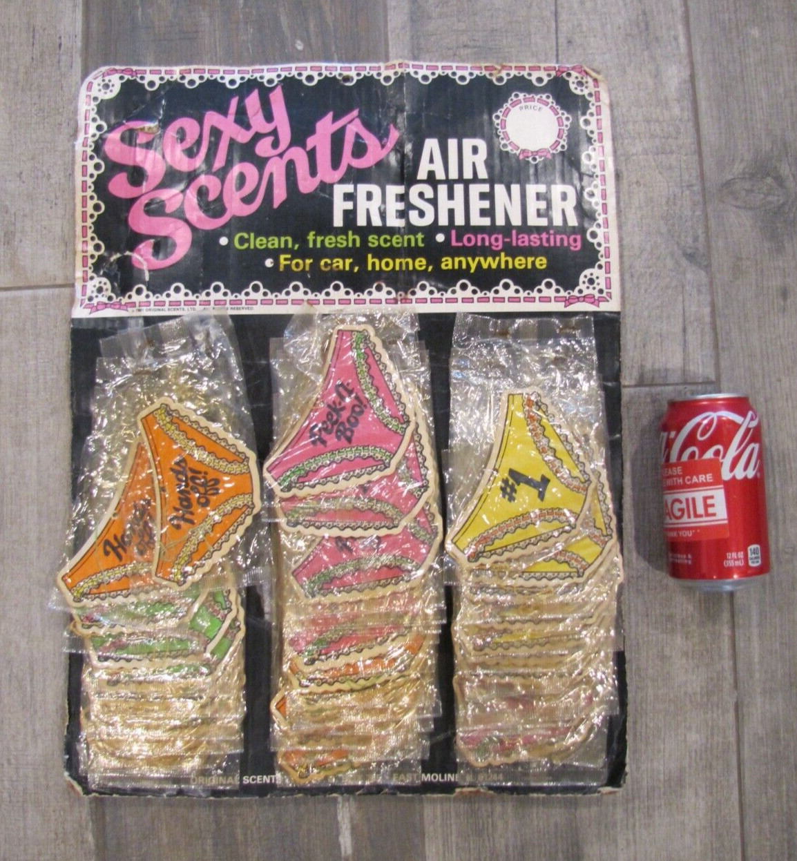 SEXY SCENTS Air Freshners Vintage Auto Parts Shop Store Display Ad Sign 30+ USA