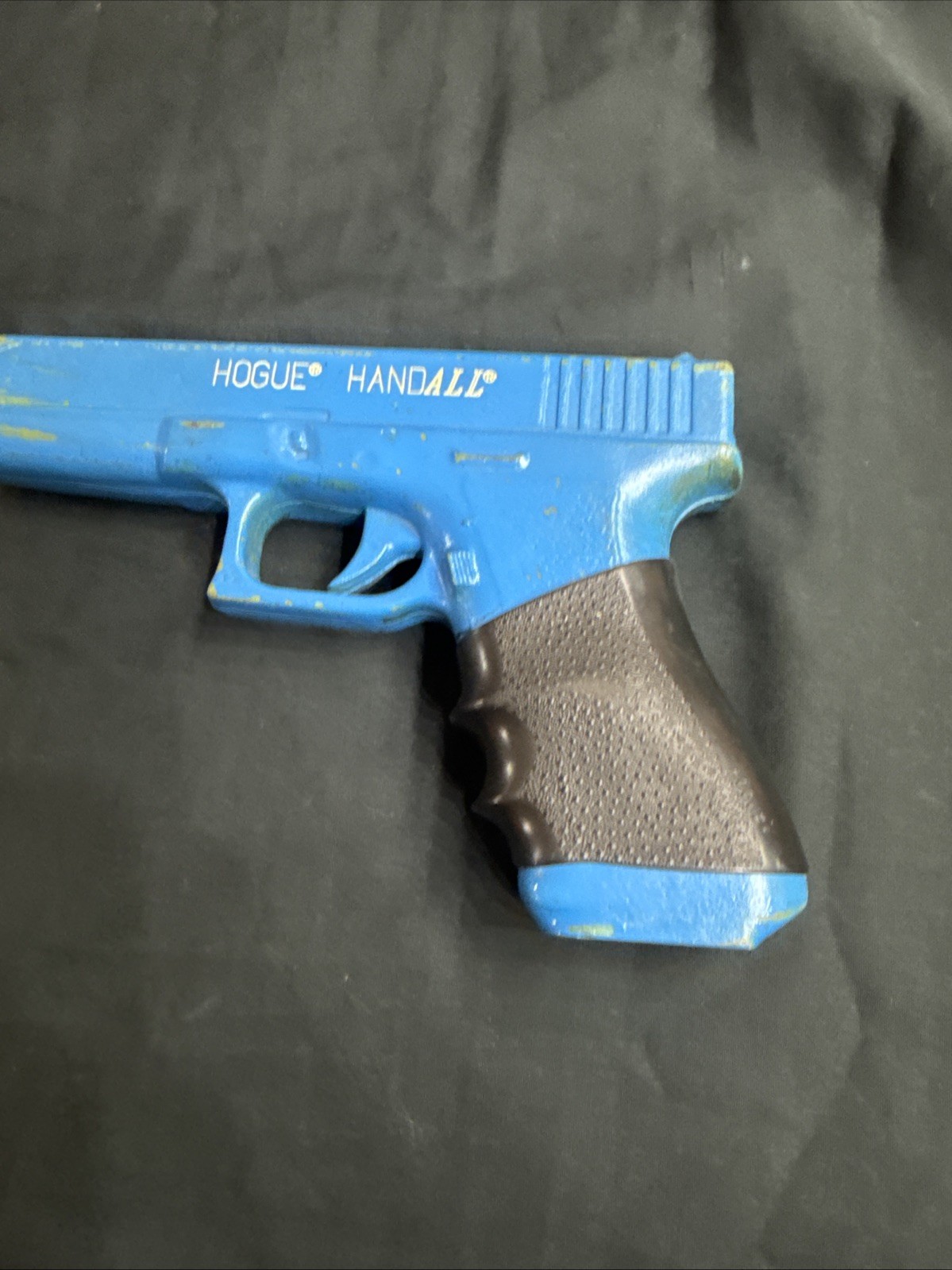 Vintage Hogue HANDALL Grip Blue Trainer Display Sporting Store Glock 17