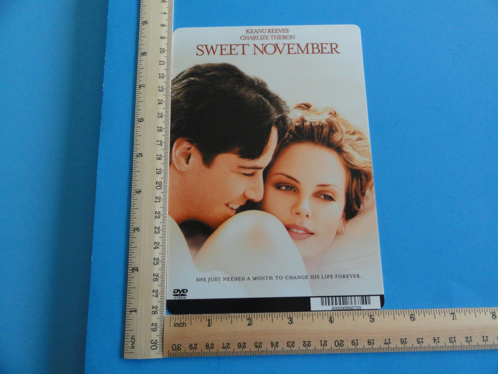 SWEET NOVEMBER – BLOCKBUSTER VIDEO BACKER CARD 5″X8″