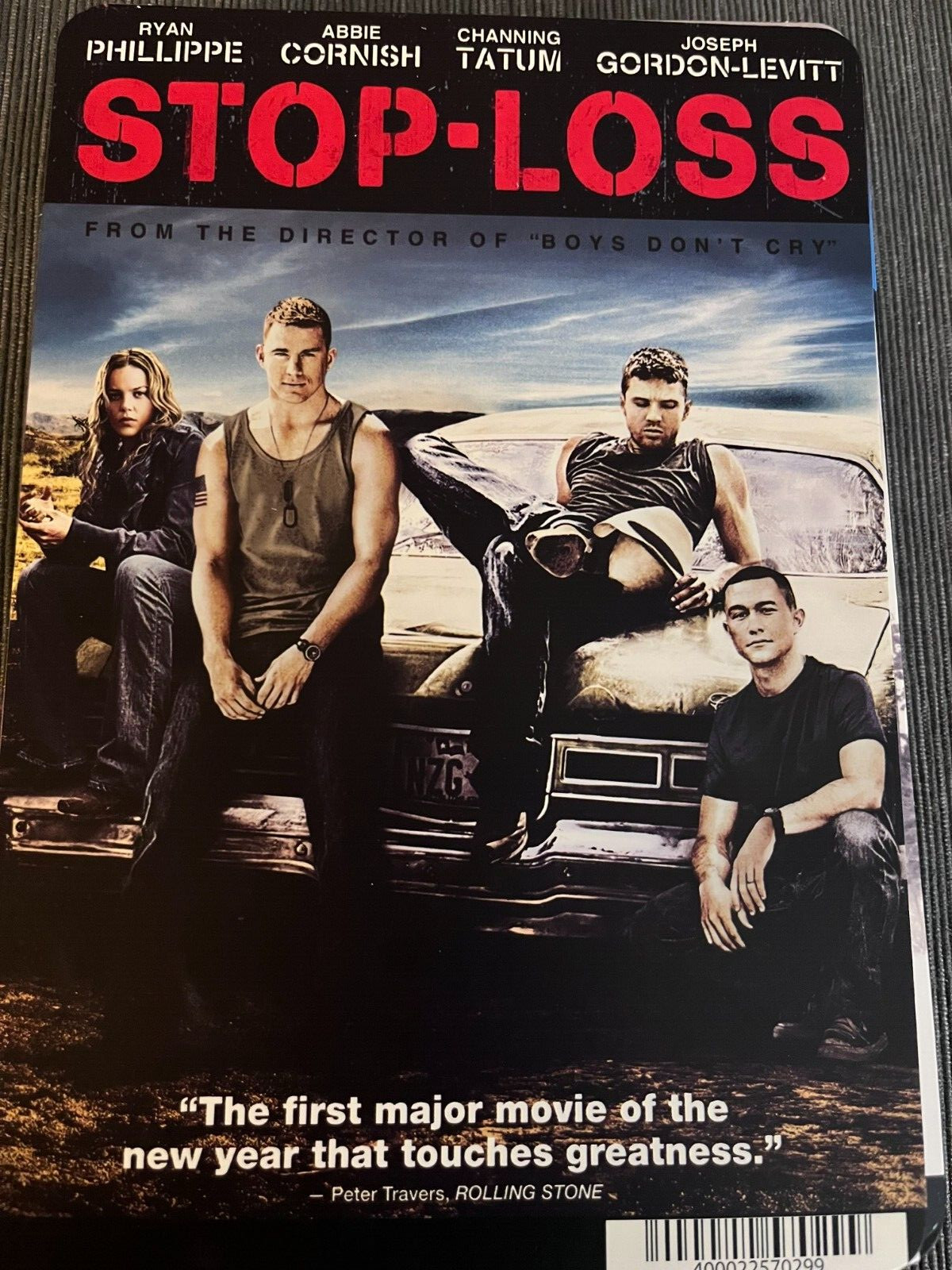 Stop-Loss Channing Tatum BLOCKBUSTER VIDEO BACKER CARD 5.5″X8″ NO MOVIE