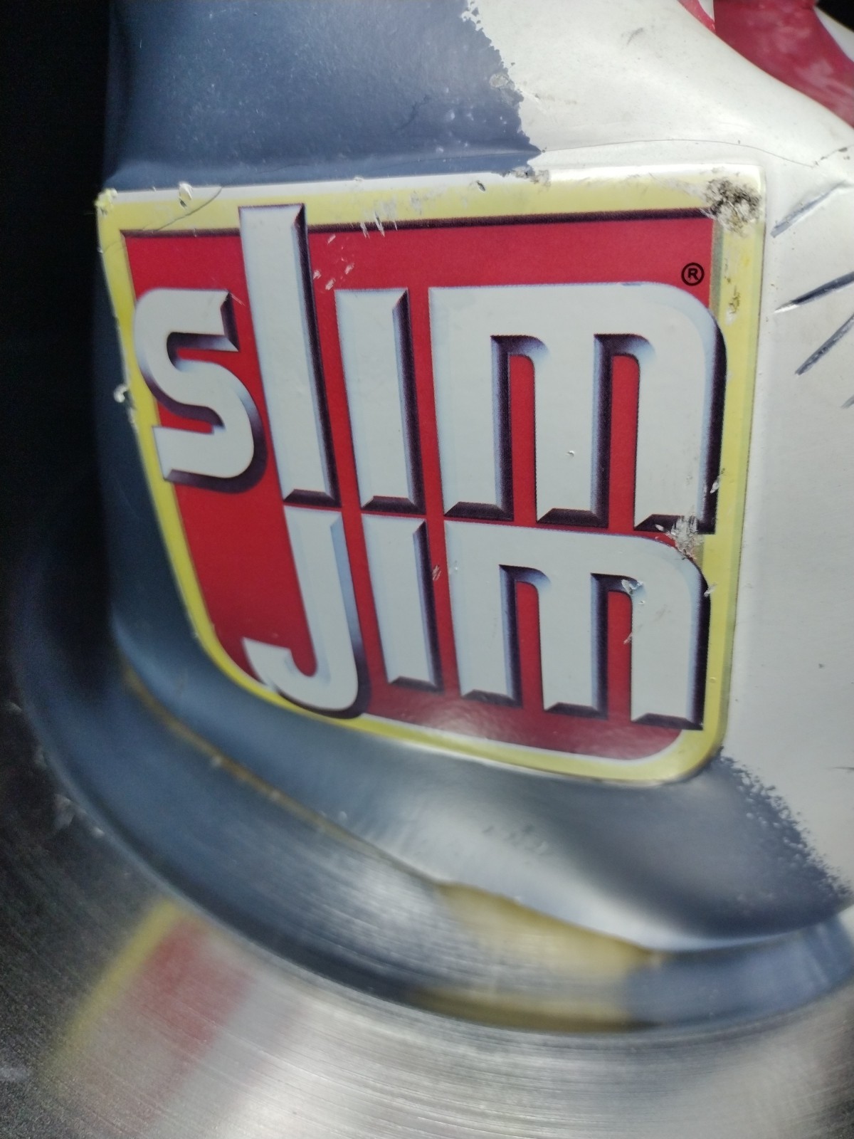 Slim Jim Collectible Jaws Great White Shark Head On A SILVER PLATER WITH STAND !