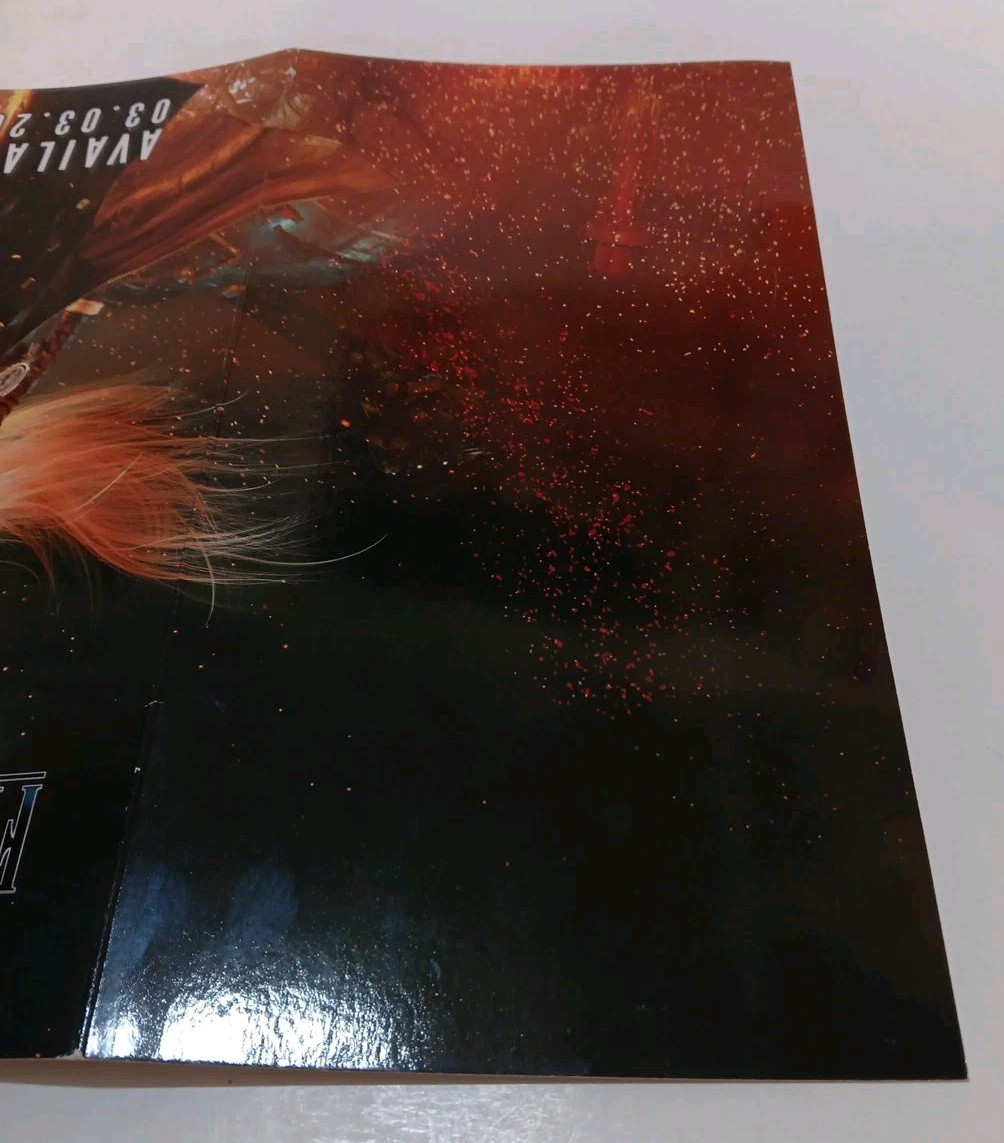 Final Fantasy VII 7 Remake GameStop Promo Store Display, Both Sides Printed RARE