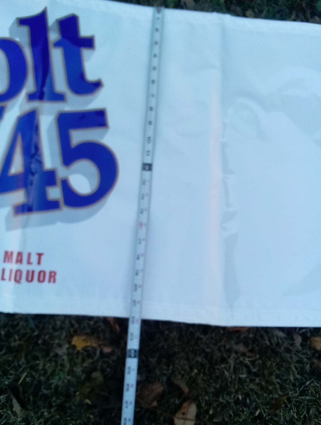 Vintage Colt .45 Beer Malt Bar Event Advertising Banner Sign 68 x 22 Not Perfect