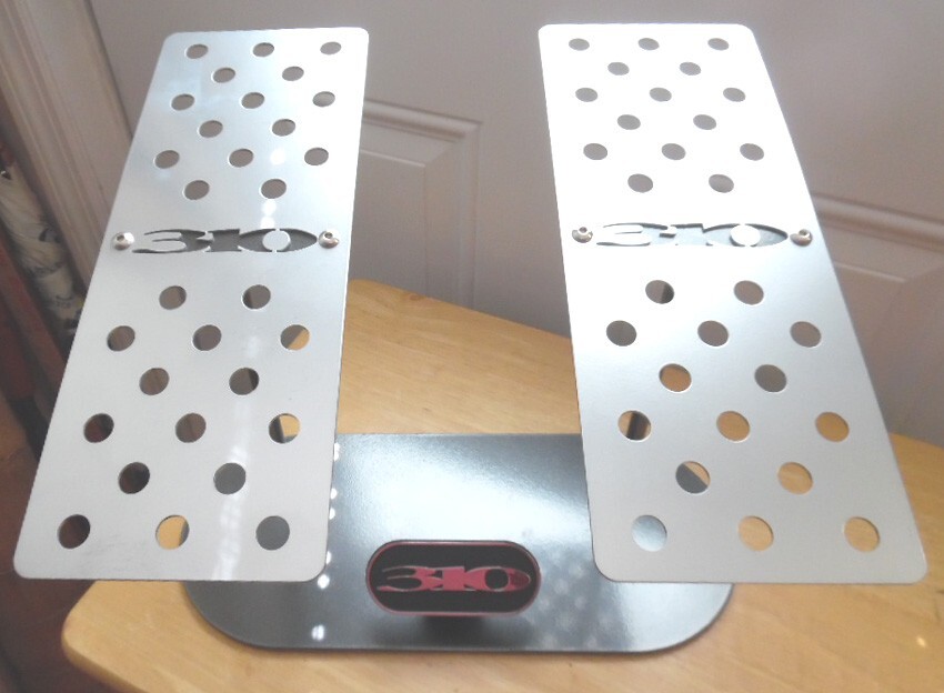 RARE 310 Shoe Co. stand,all metal,5lbs 2 oz, shoe planks-11×4 3/8sin, 310 is3.75
