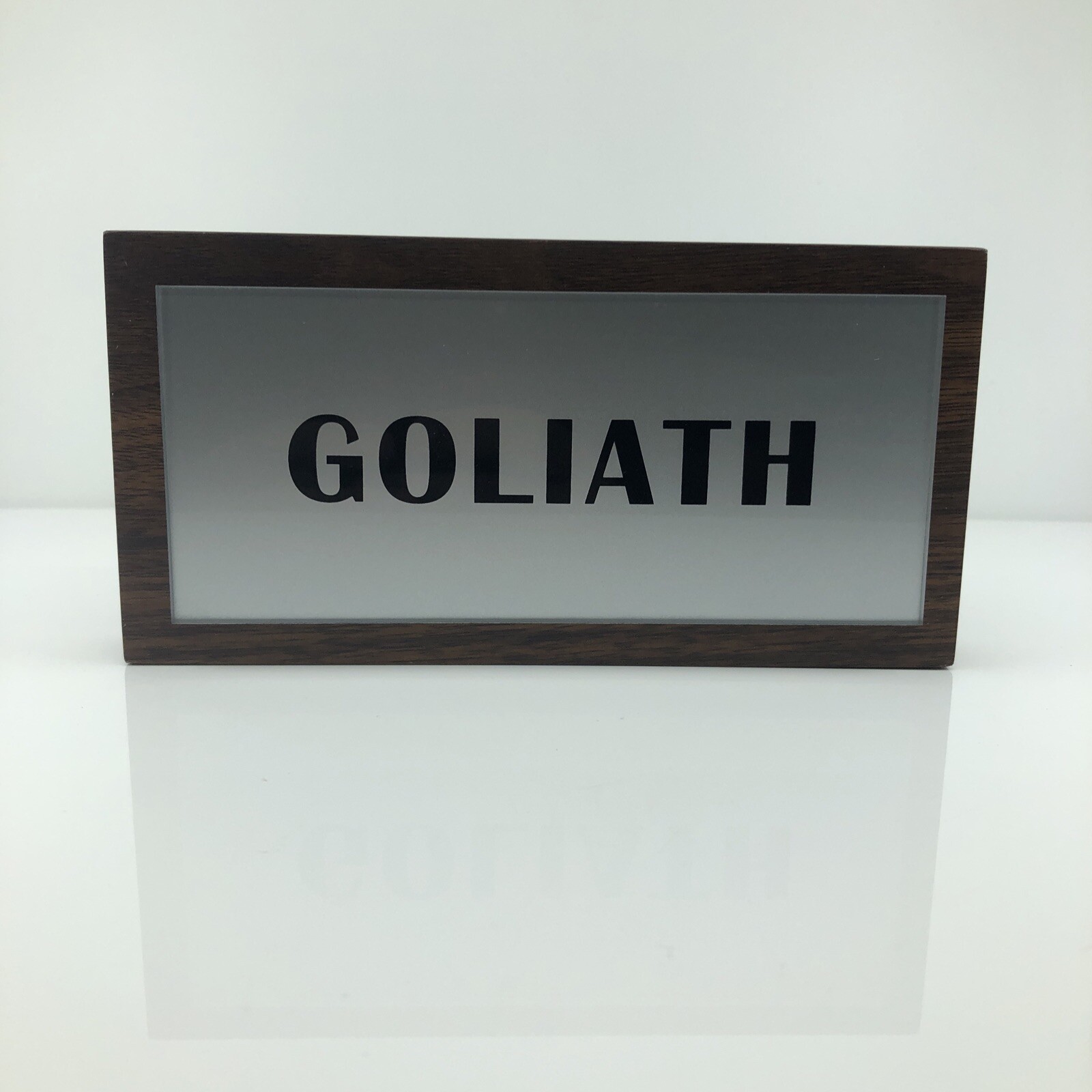 New GOLIATH LOGO DISPLAY GOLIATH Display LOGO SIGN EYEWEAR GOLIATH Dealer Logo