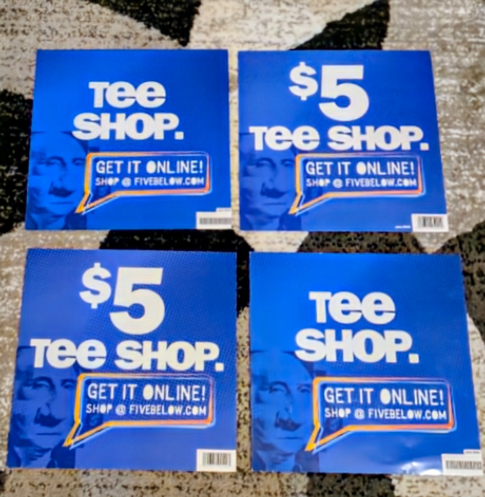 MTV T-Shirt Store Display Poster Print 11X11 Vintage Collectable
