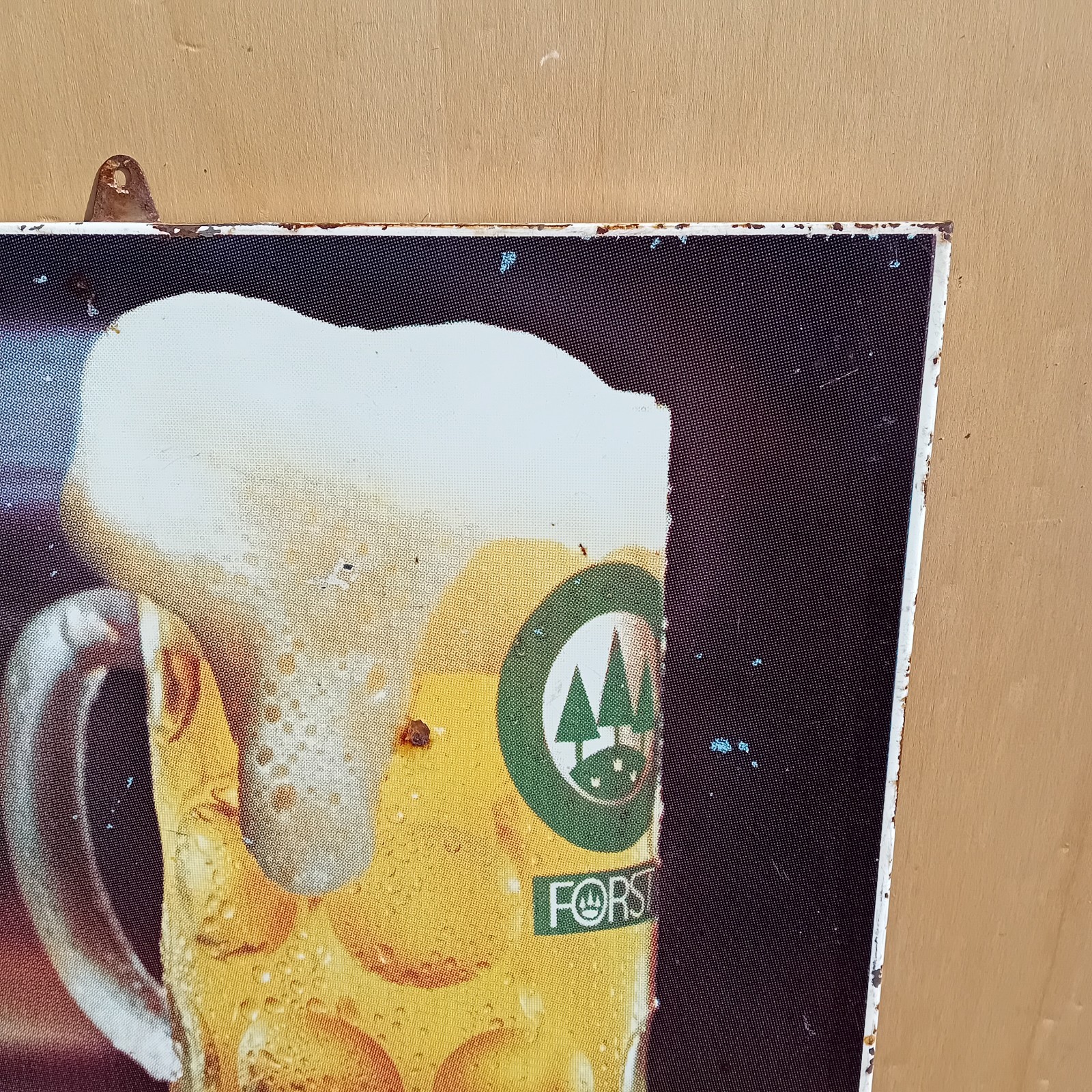 Forst Beer Screen Printed Table Sign