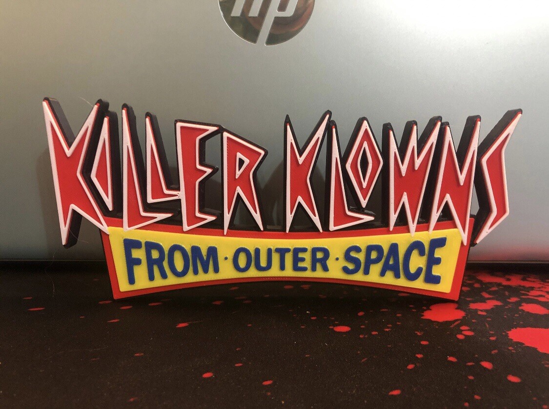 KILLER KLOWNS FROM OUTER SPACE Logo/SHELF DISPLAY