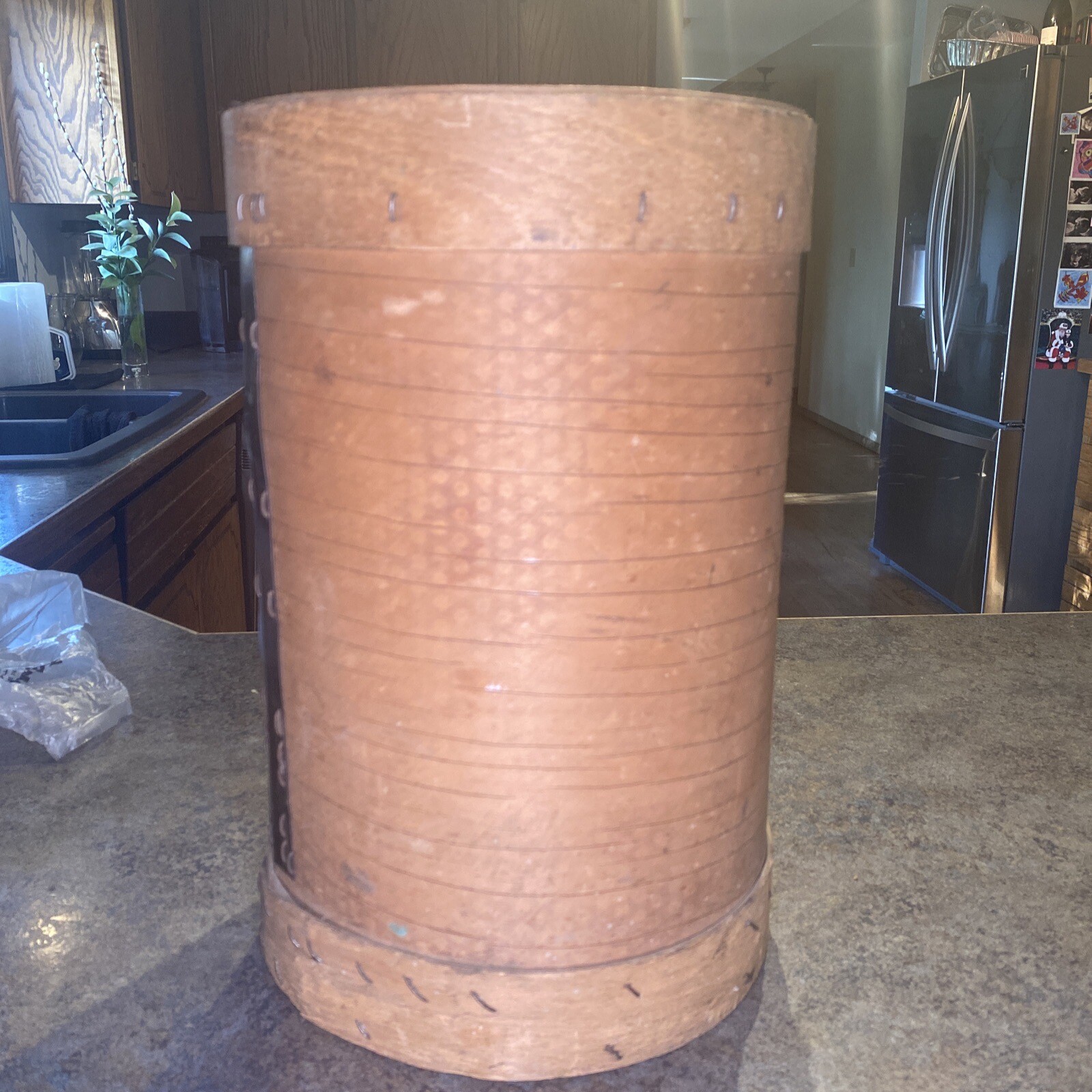 Vintage Huge #15 Colman’s Mustard Wood Shipping Cask Keg Amazing