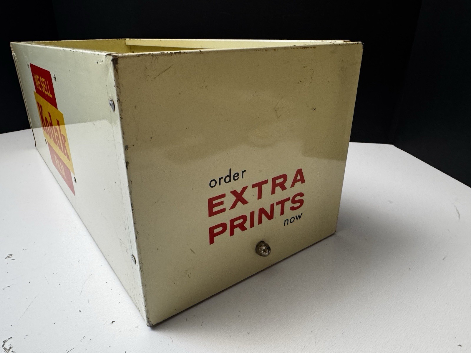 RARE Vintage Kodak Metal Film & Print Processing File Display Box