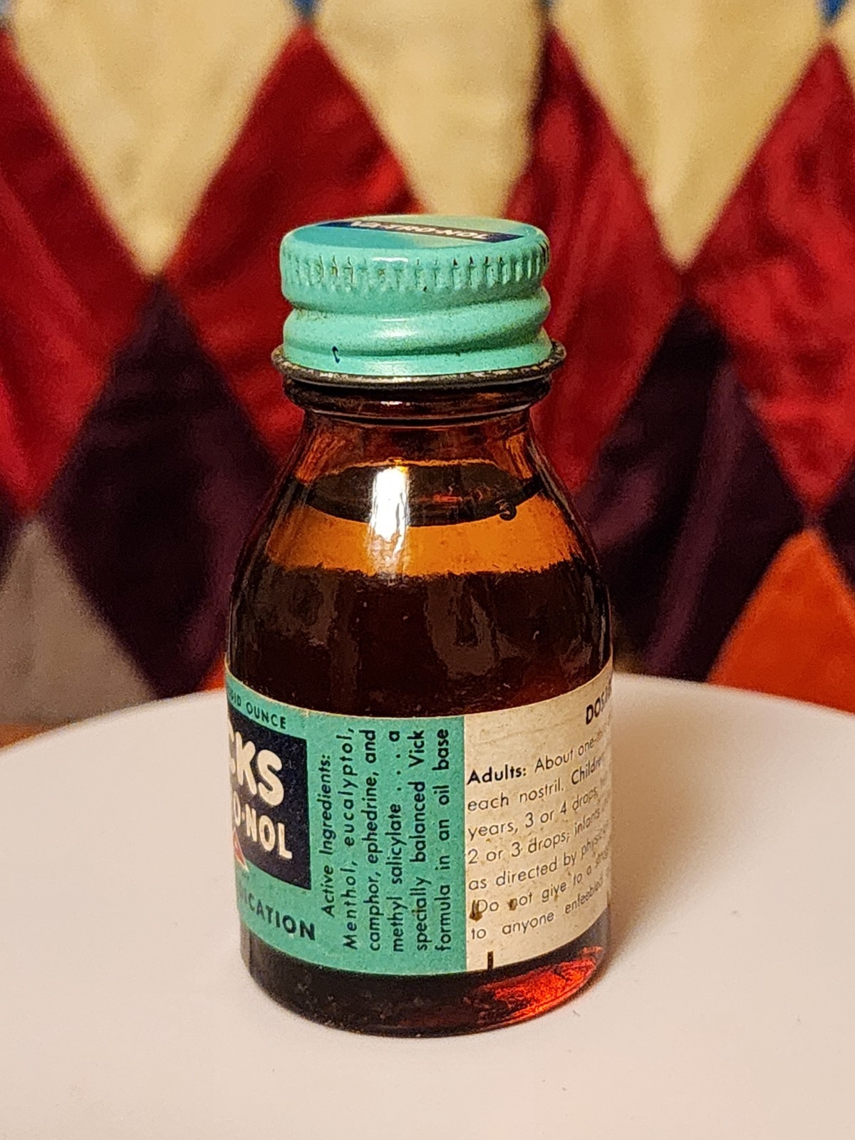 Vintage VICKS VapoRub and VICKS VA-TRO-NOL nose drops full sealed bottles w/ box