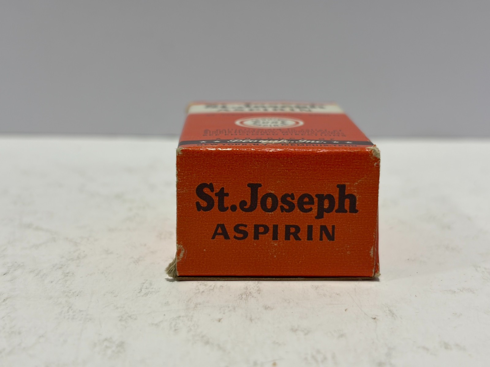 Vintage St Joseph Childrens Aspirin Bottle Full In Original Box 36ct-5 grains ea