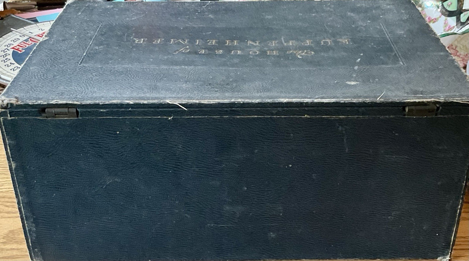 Antique Vintage House of Kuppenheimer Clothing Display Box Custom Dept Fabrics