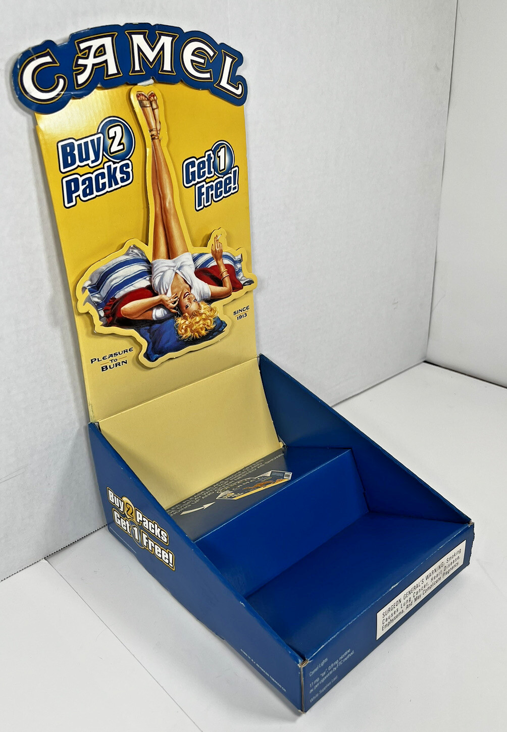 Cigarettes Carton Store Display Advertising Standee RARE 1999!!!!