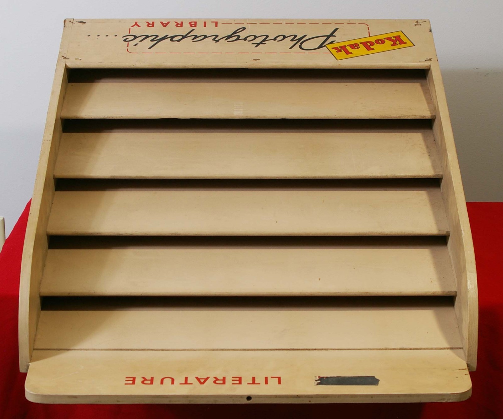 F97863~ c.1940s Kodak Photographic Library Advertising Store Display Stand Shelf