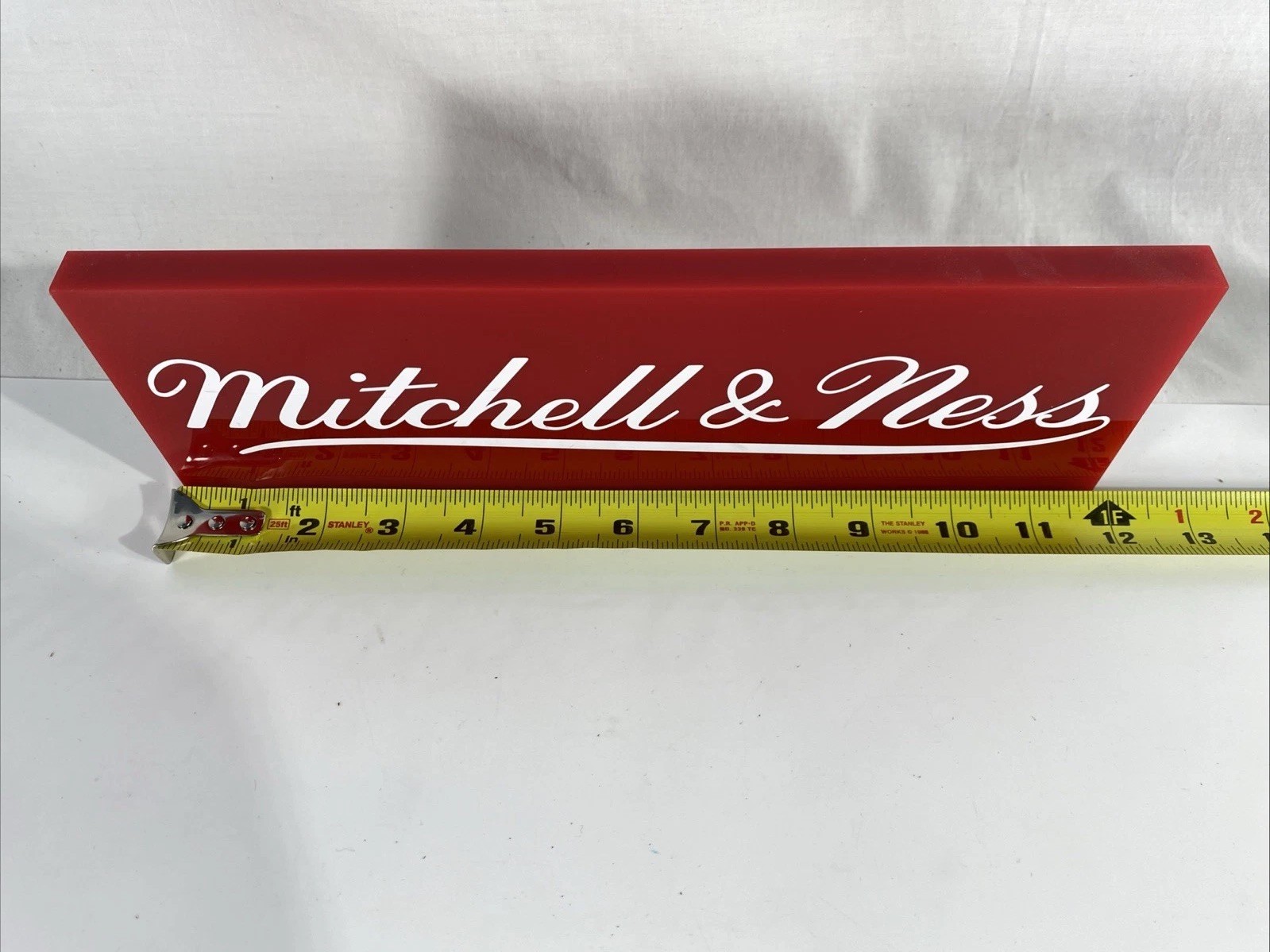 Mitchell & Ness Small Store Display Single Sided 12 Inch RARE Piece
