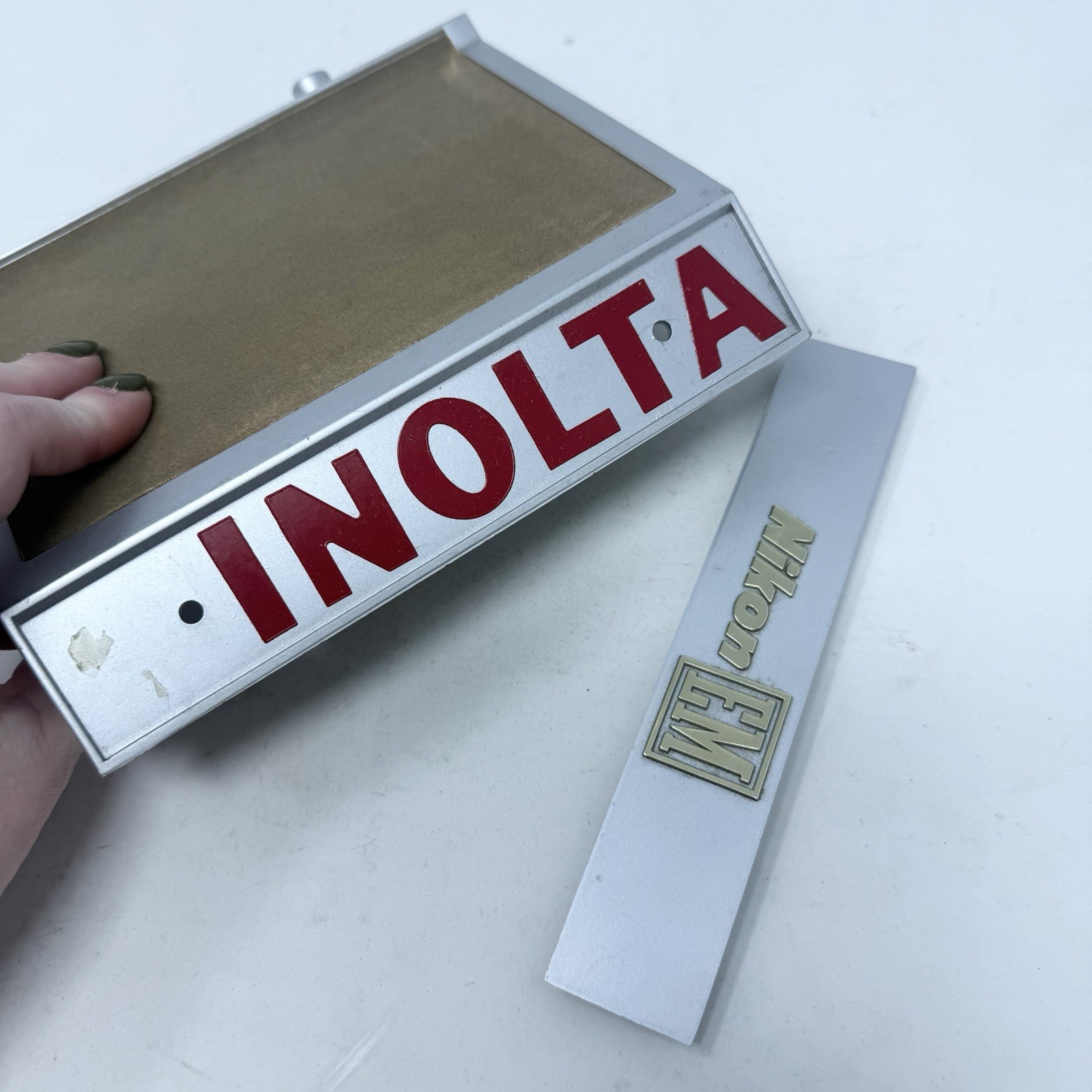 Nikon EM Dealer Display Stand Store Advertising Camera Platform Japan VTG Retail