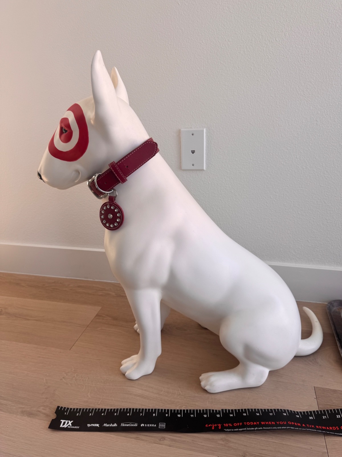 FULL SIZE original RARE Bullseye Target Dog Statue Store Display