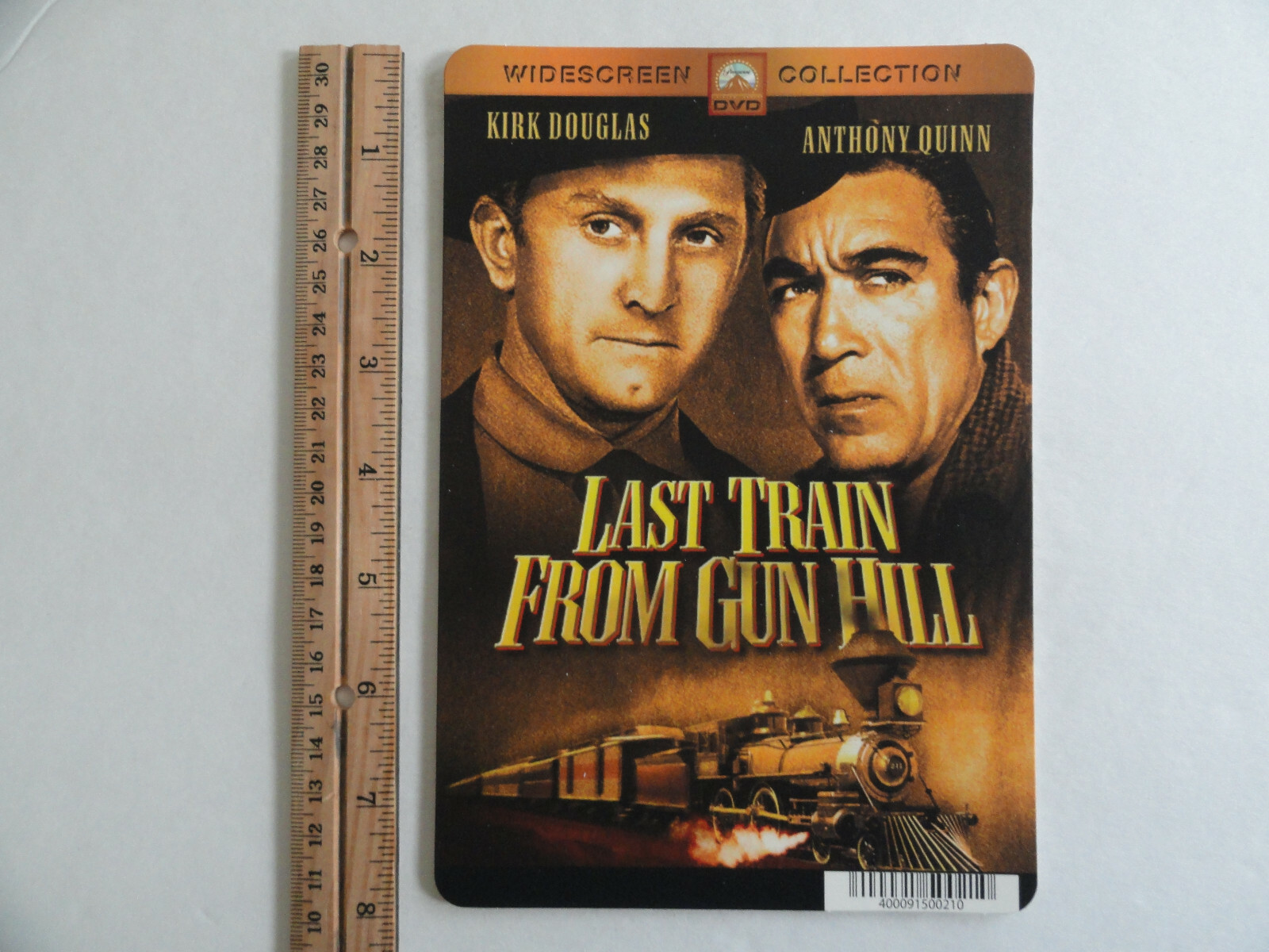 LAST TRAIN FROM GUN HILL – BLOCKBUSTER VIDEO BACKER CARD 5″X8″ NO MOVIE