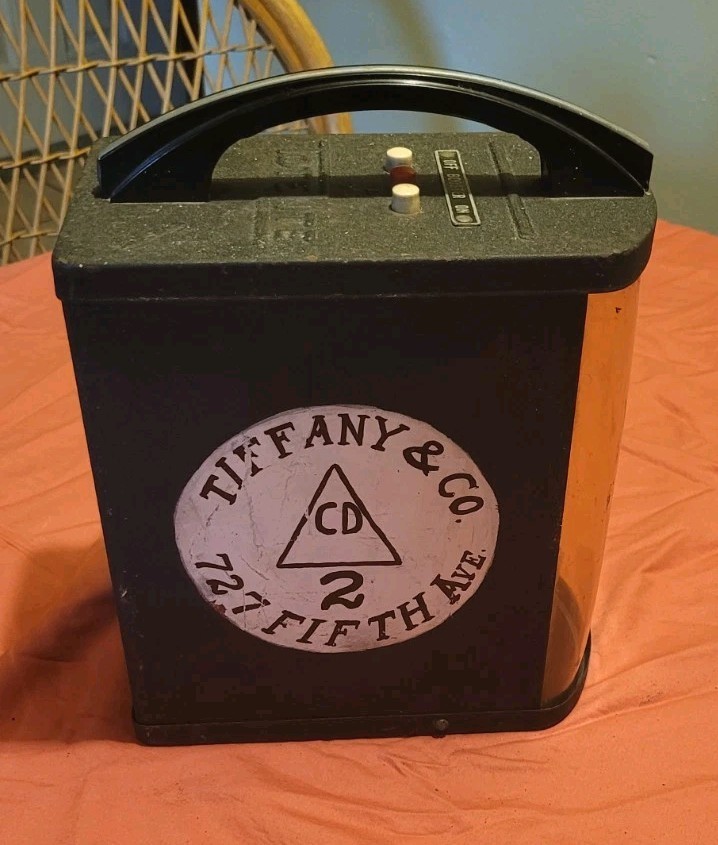 Tiffany & Co 2 Very Rsre Portable Lights Display Prop Lighting 1950’s