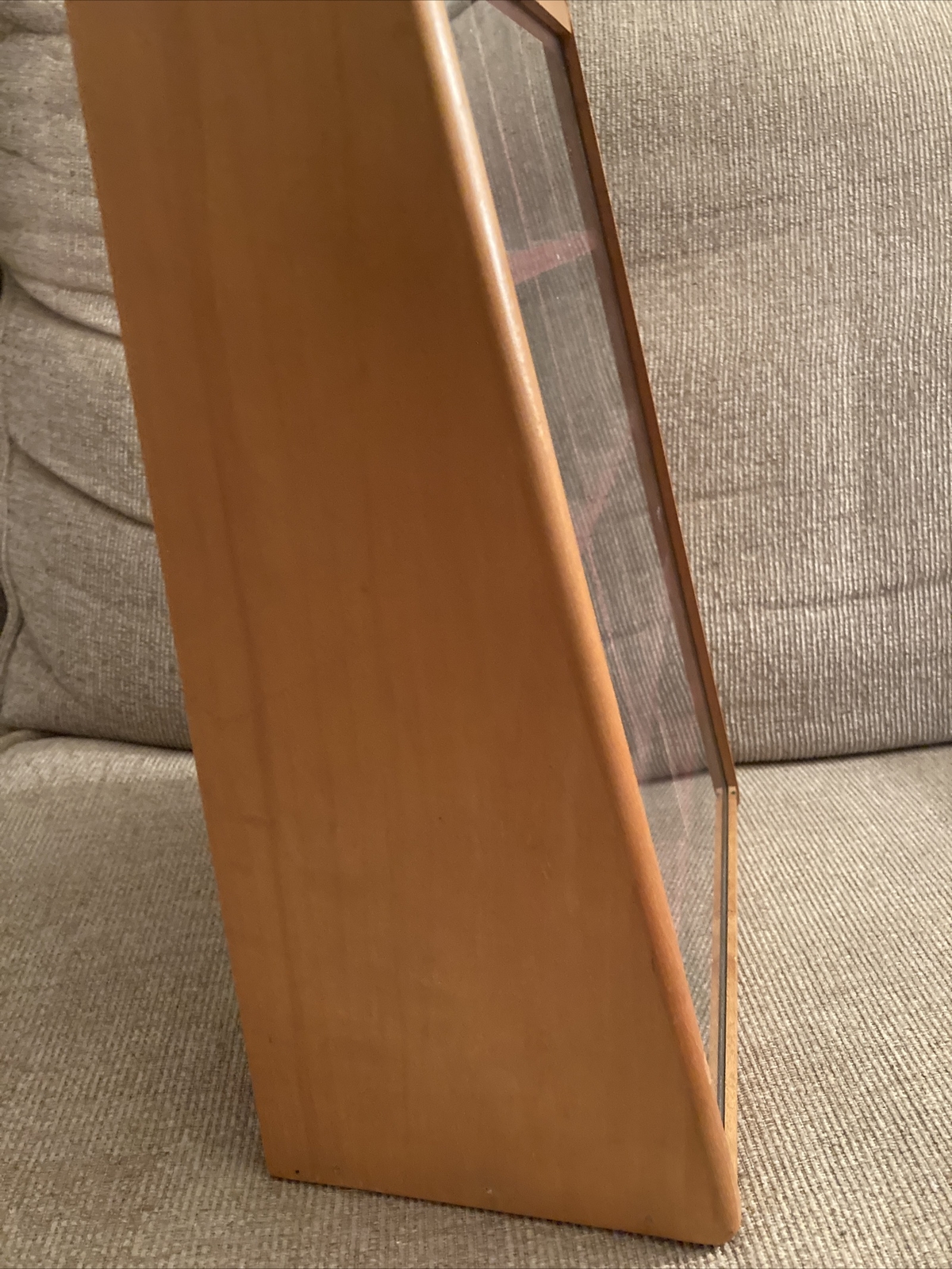 Vintage Eversharp Red Top Lead Pencil Tabletop Store Glass Wood Display Case