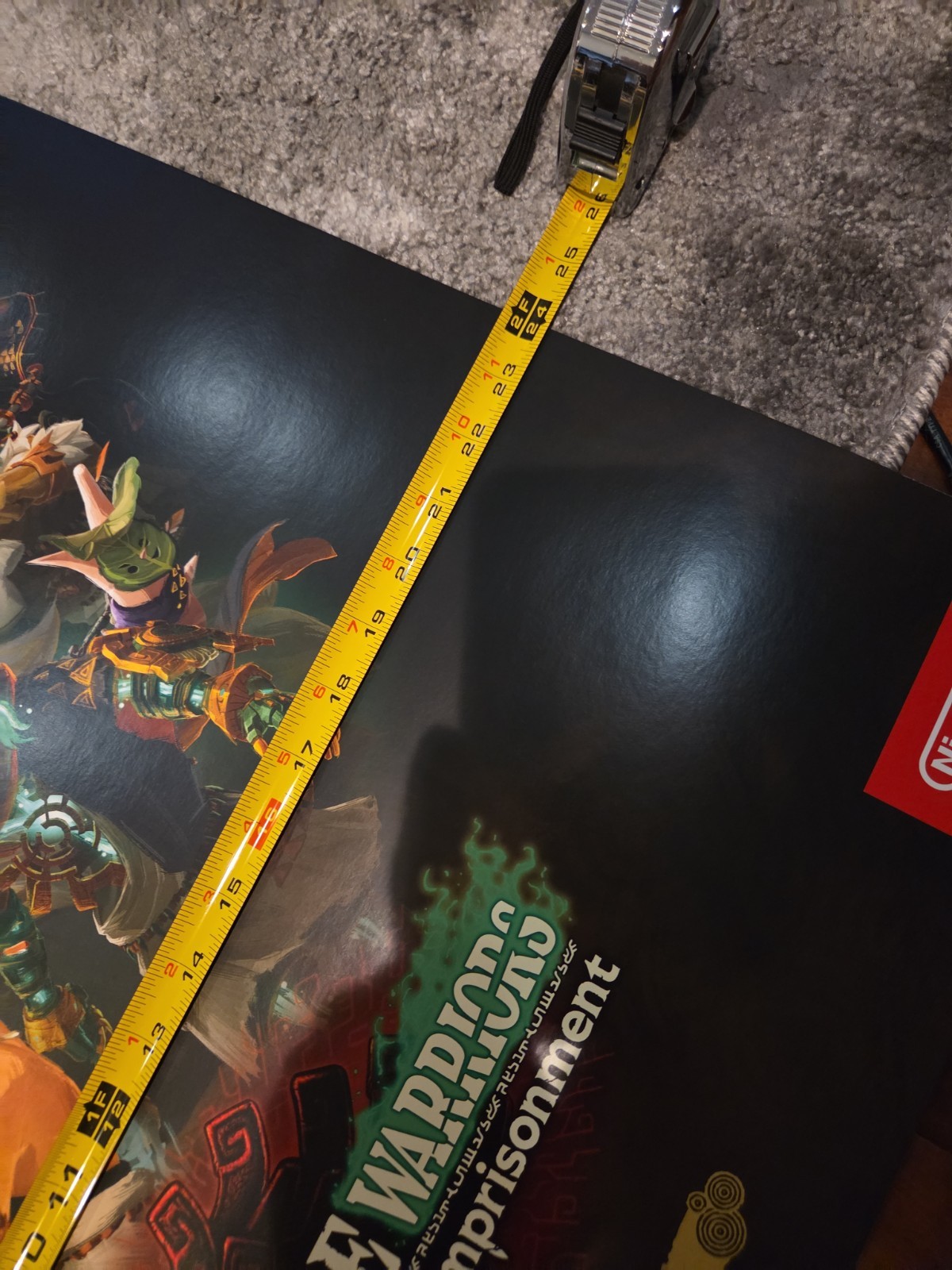Zelda Hyrule Warriors Age Of Imprisonment Retail Promo Poster Nintendo Switch Ad
