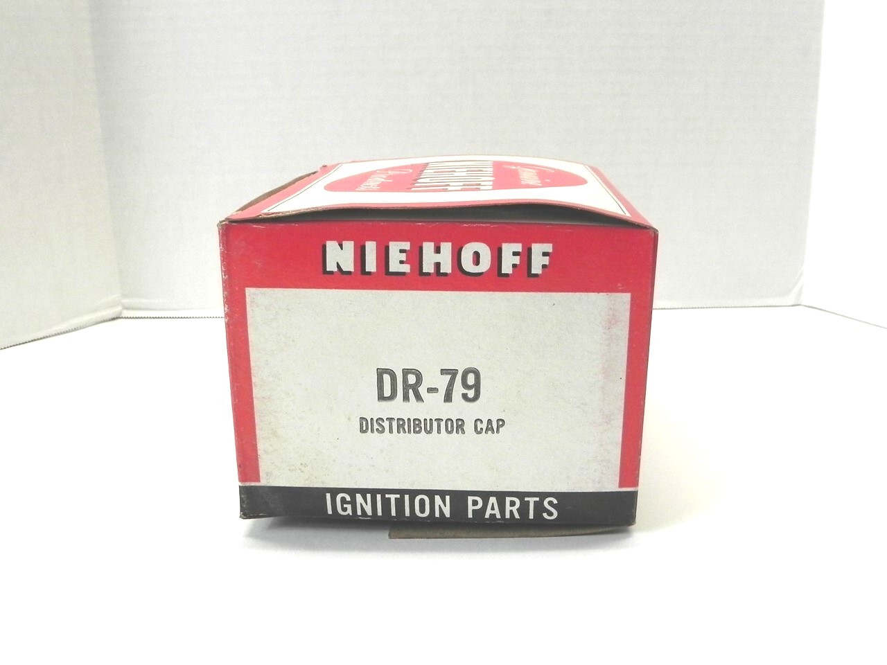 VINTAGE NIEHOFF IGNITION PARTS DISPLAY BOX *BOX ONLY* #1151 6.75″x5.75″x4.50 NEW