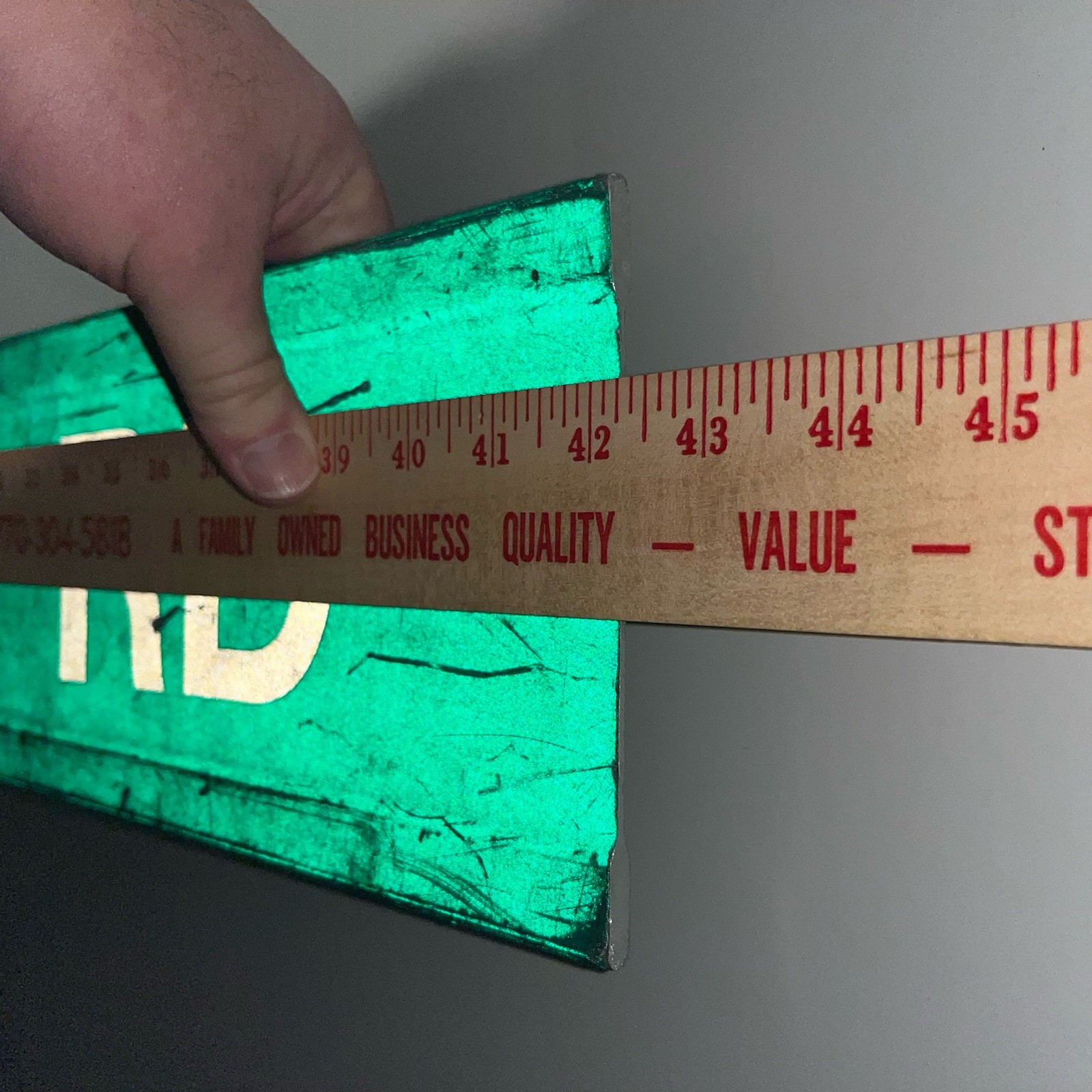 Abercrombie & Fitch Street Sign Drive Dr Store Display ? Green Aluminum A&F