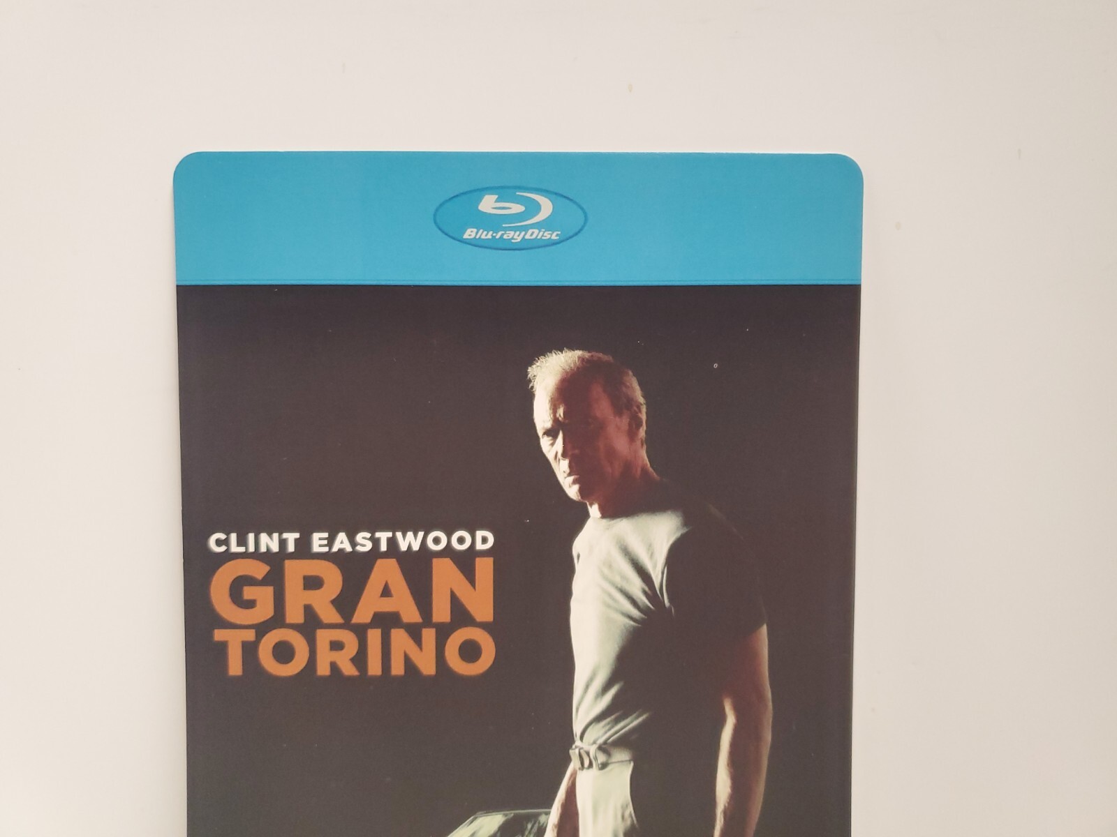 Gran Torino Clint Eastwood BLOCKBUSTER BLU-RAY BACKER CARD ONLY 5.5″X8″