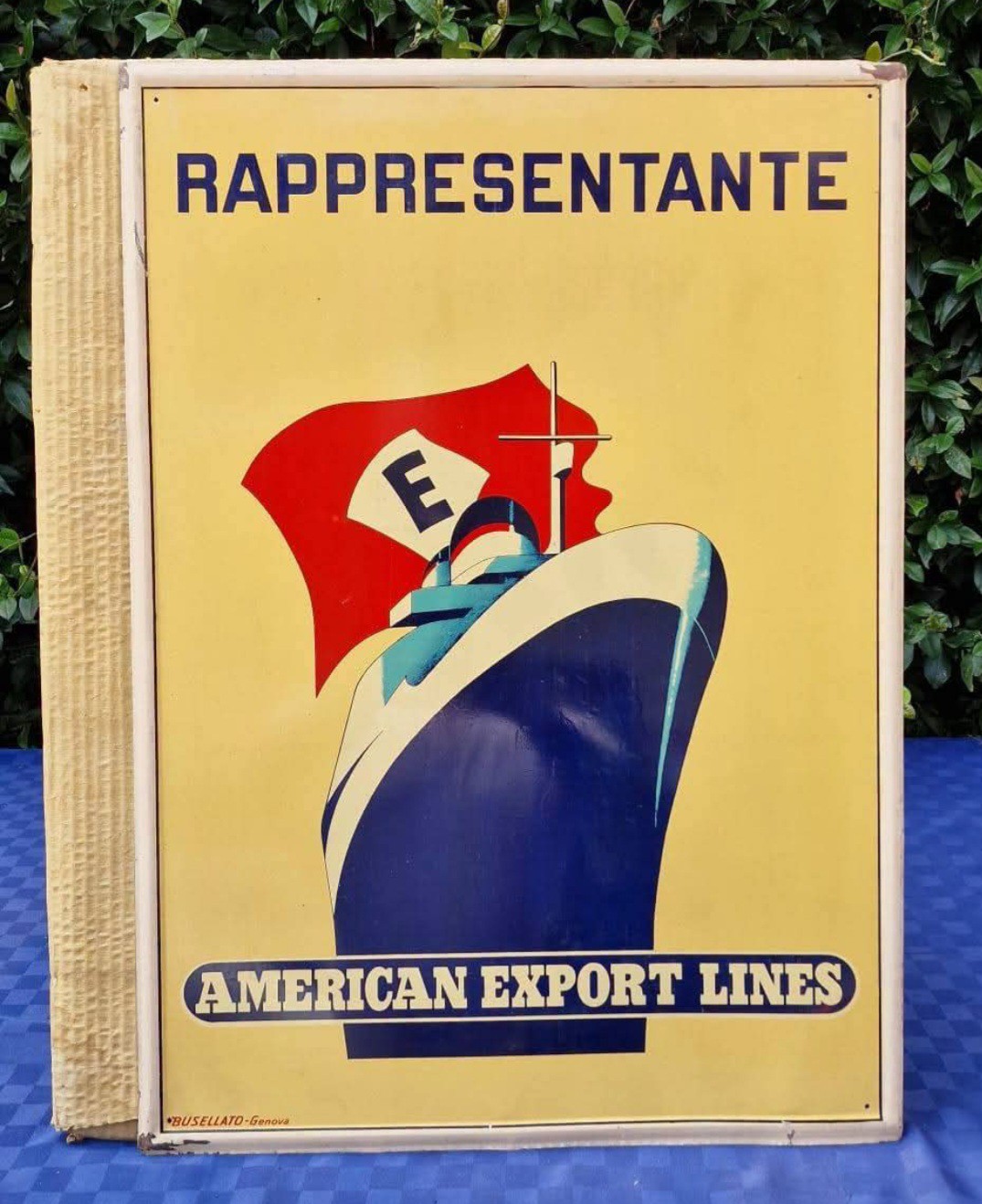 Lithographed Table Sign Representative