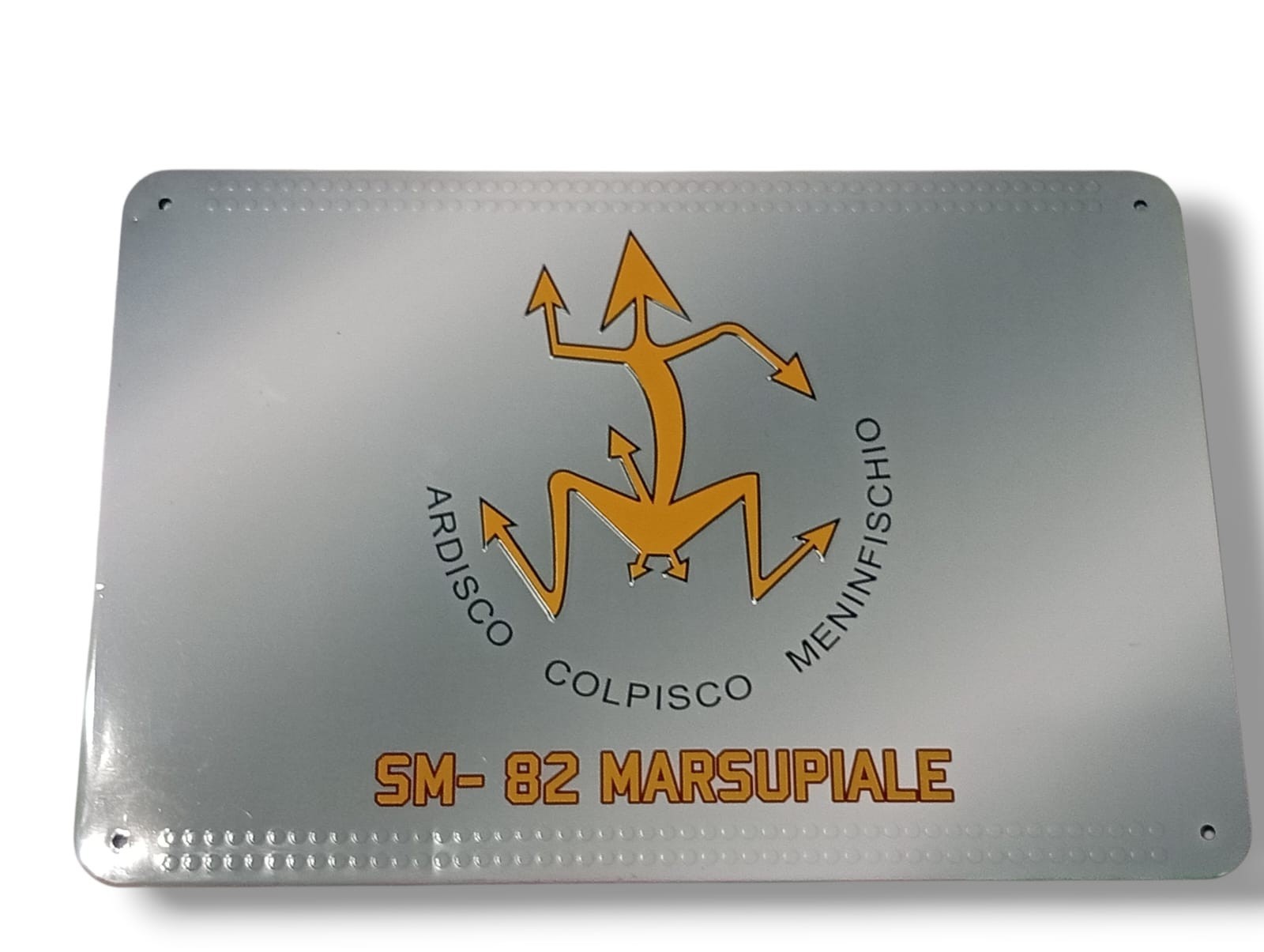 Tin plate – Ardisco Colpisco Meninfischio – SM-82 Marsupiale 061/407