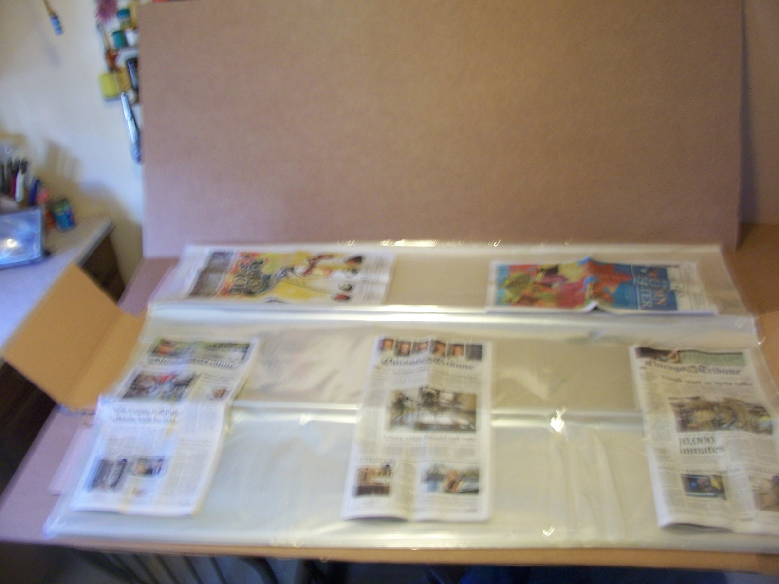 20 PCS 60 x 40 LARGE MAP PRINT PORTRAIT ACID FREE CLEAR ARCHIVAL STORAGE DISPLAY