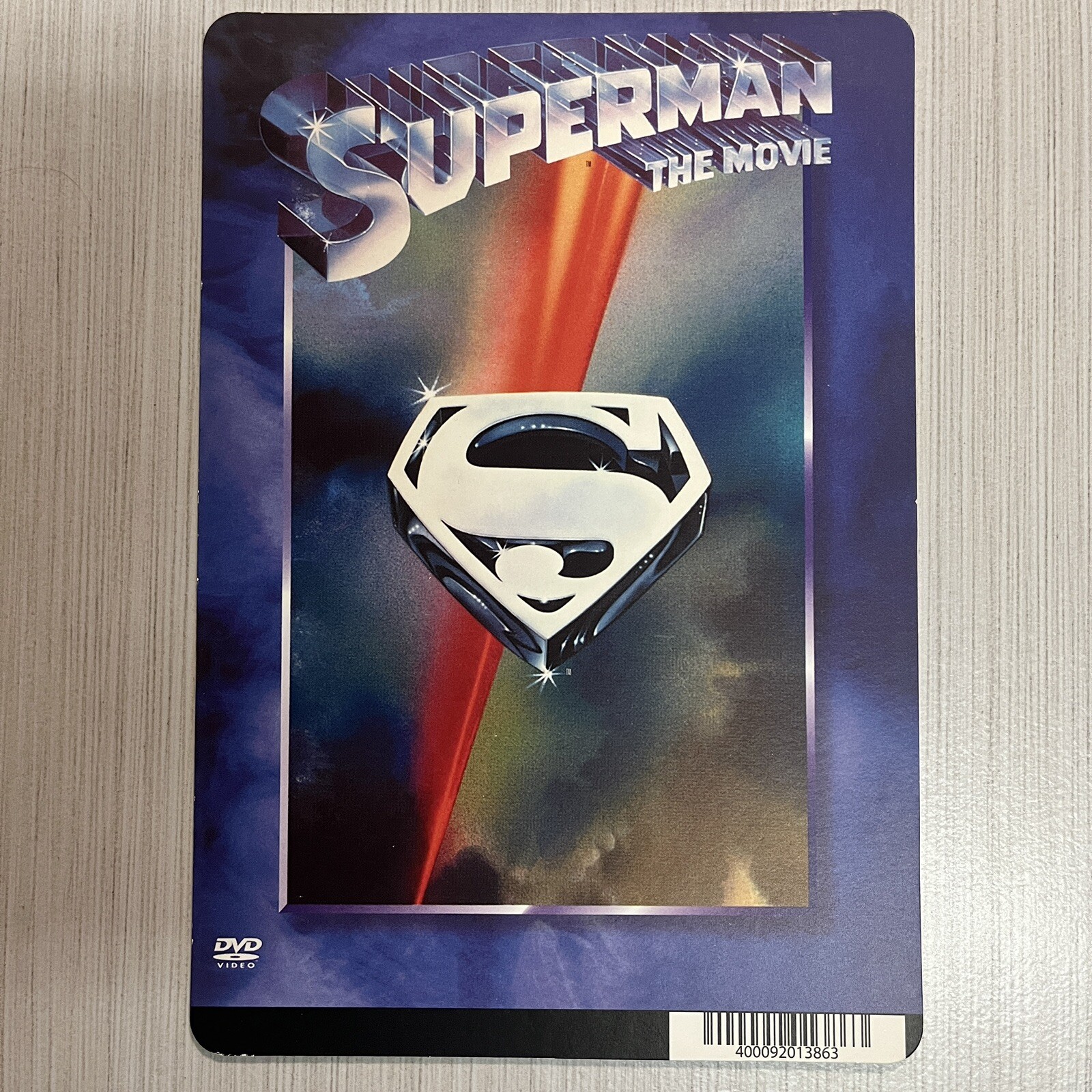 Superman The Movie Blockbuster Video Shelf Backer Card 5.5″ x 8″ NO MOVIE
