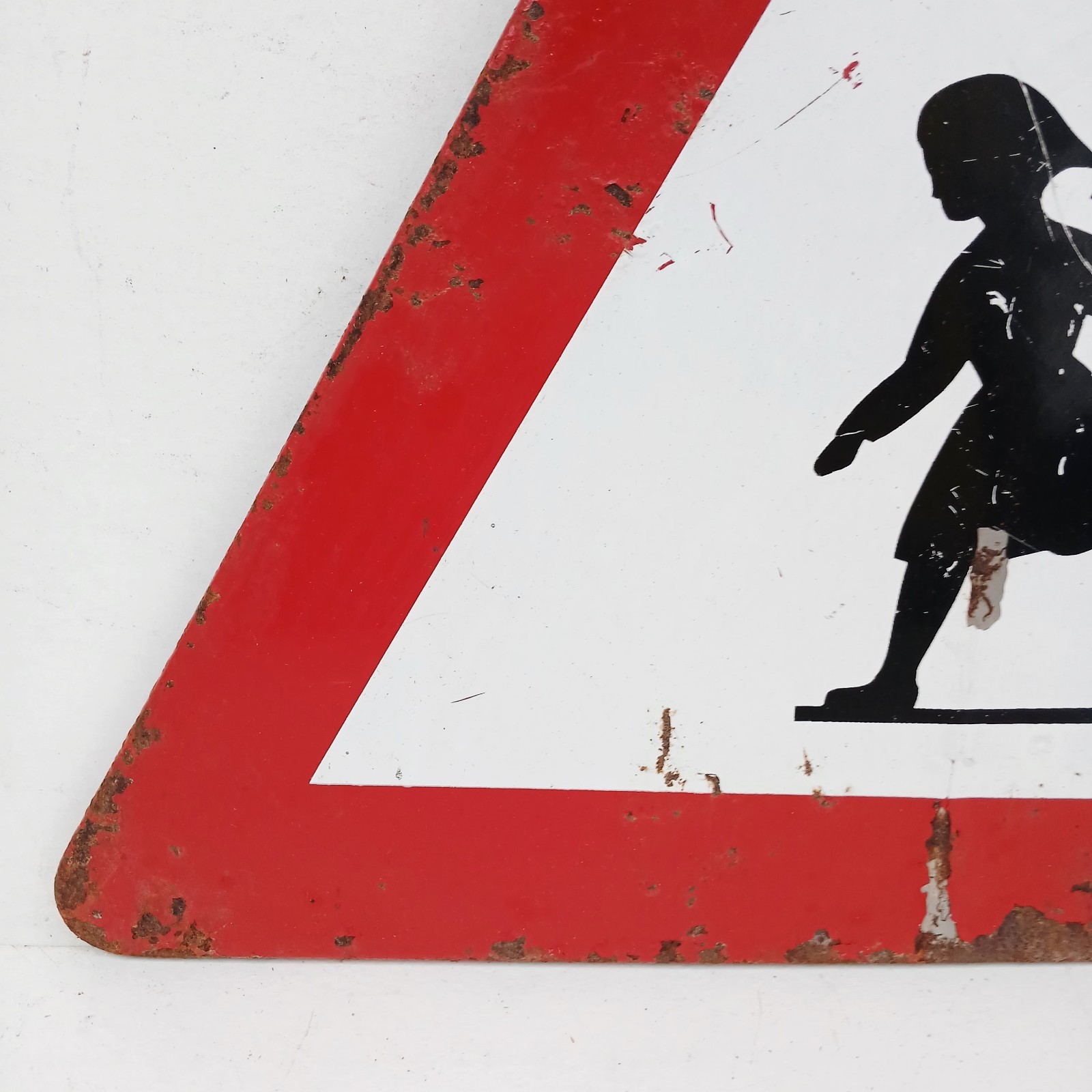Vintage 1960s France Enamel Sign
