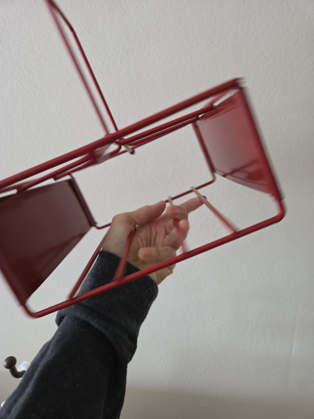 Vintage Mueller Ankle Socks Metal Store Display Rack Carrier
