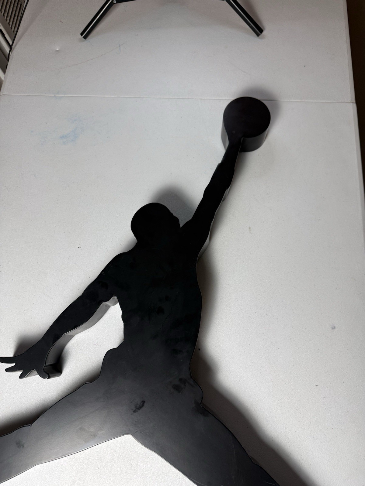 3D Air Jordan Jumpman silhouette is a vintage retail store display piece