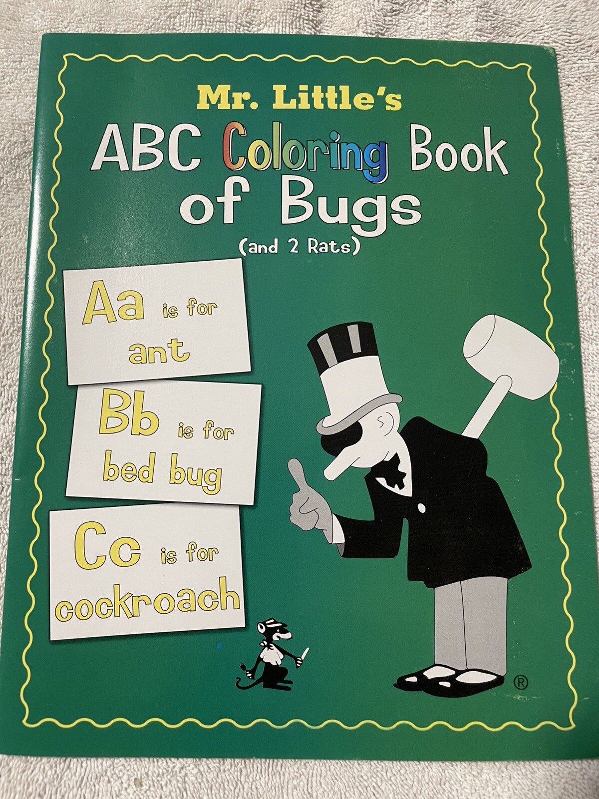 Western Exterminator Company WECO Little Man Coloring Book