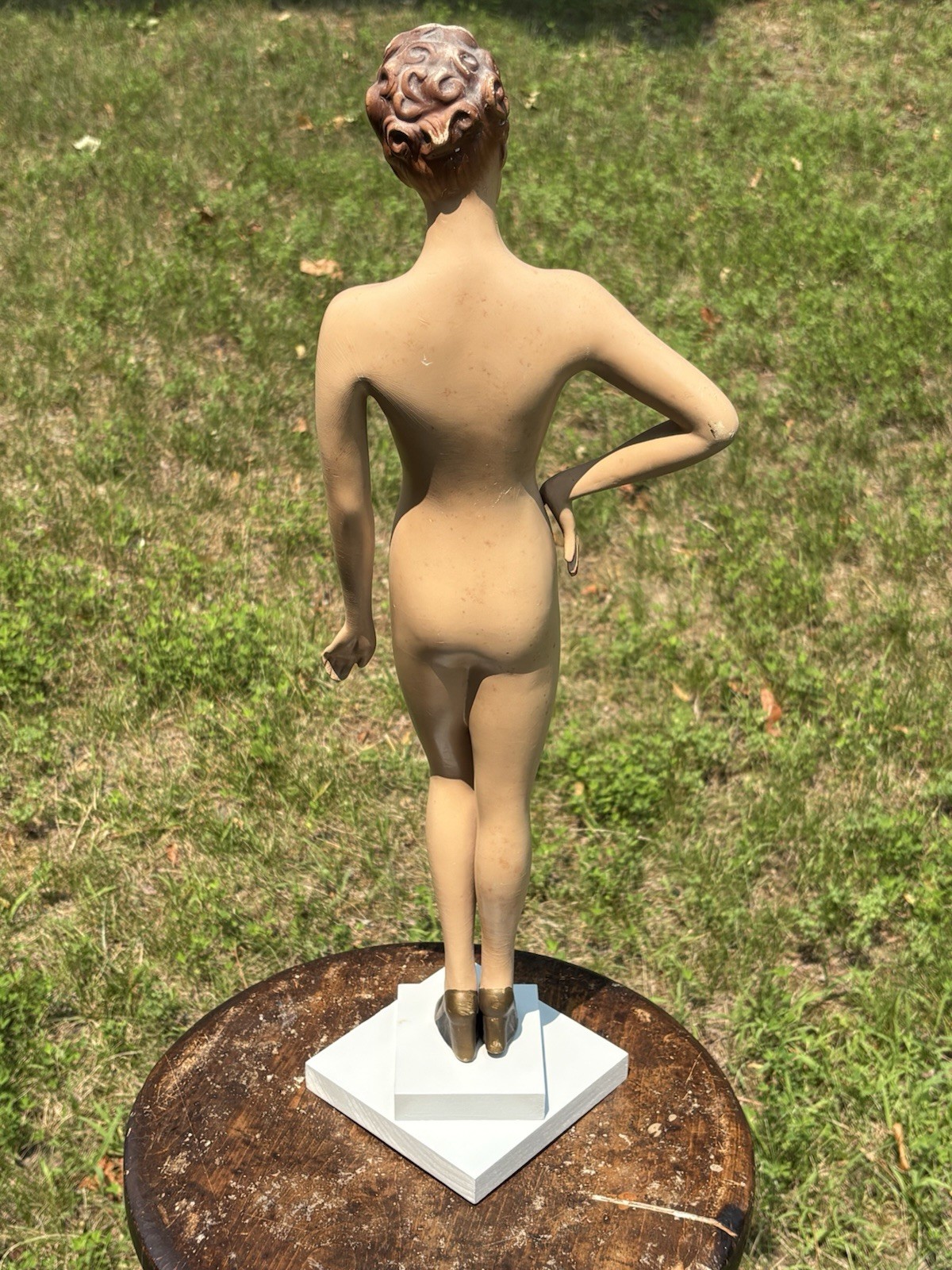 ANTIQUE 1940’s STORE DISPLAY FORMFIT FASHION ADVERTISING FIGURE LINGERIE 24 In