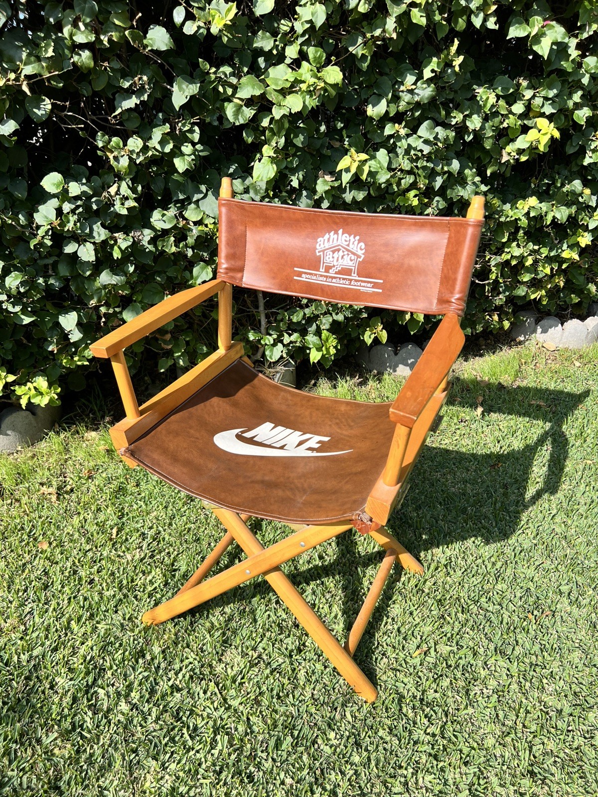 80s Nike Directors’s Chair W/ Leather- Retail Atheltic Attic Merchandise