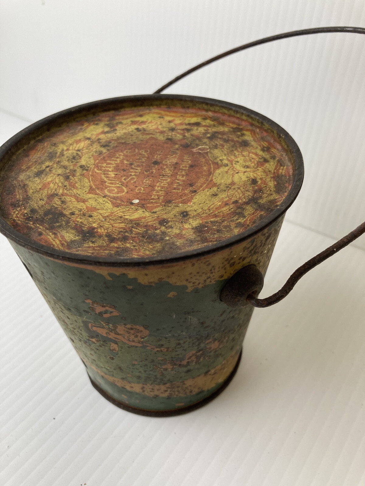 Antique German Advertisement Tin Pail – C4-103